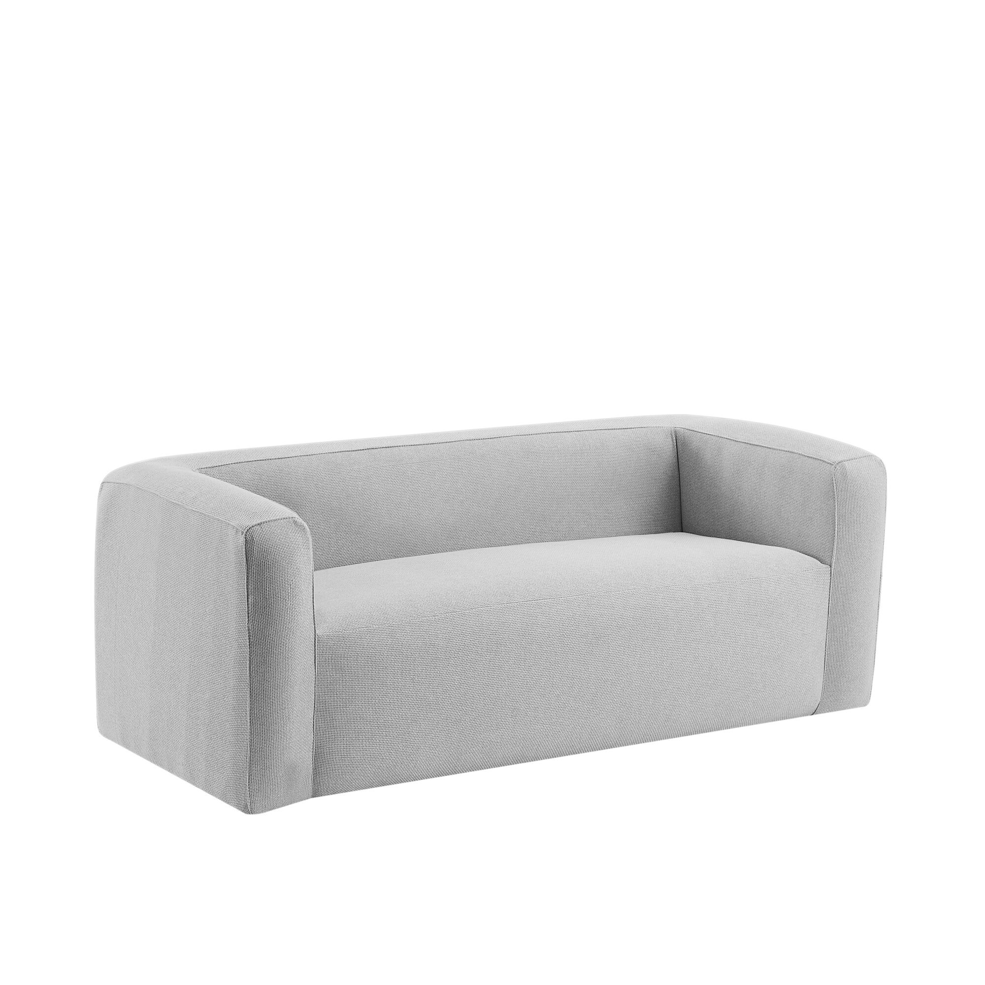 Canapé gonflable 2-3 places Terracotta - Intérieur et extérieur - Couleur Gris clair