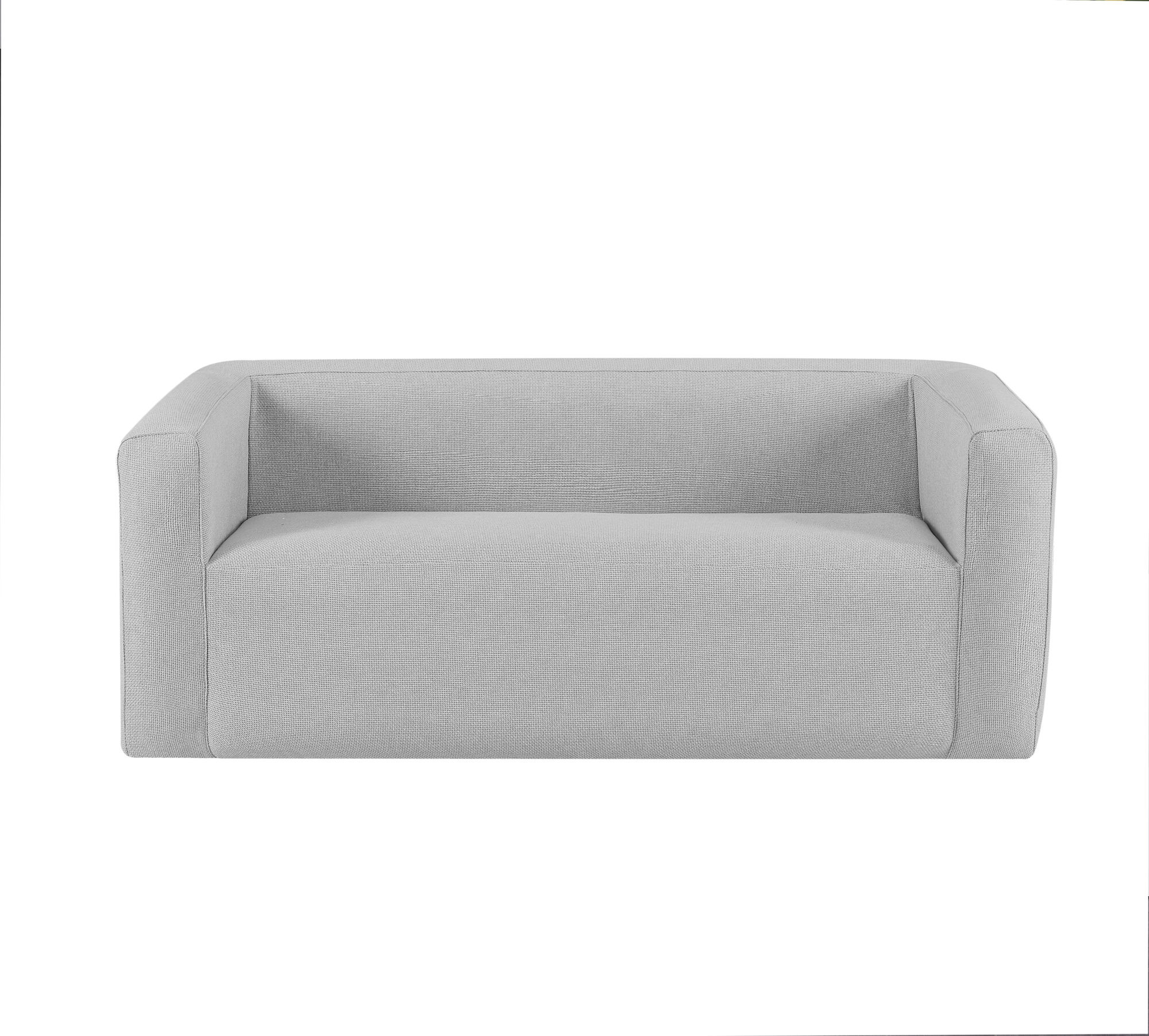 Canapé gonflable 2-3 places Terracotta - Intérieur et extérieur - Couleur Gris clair