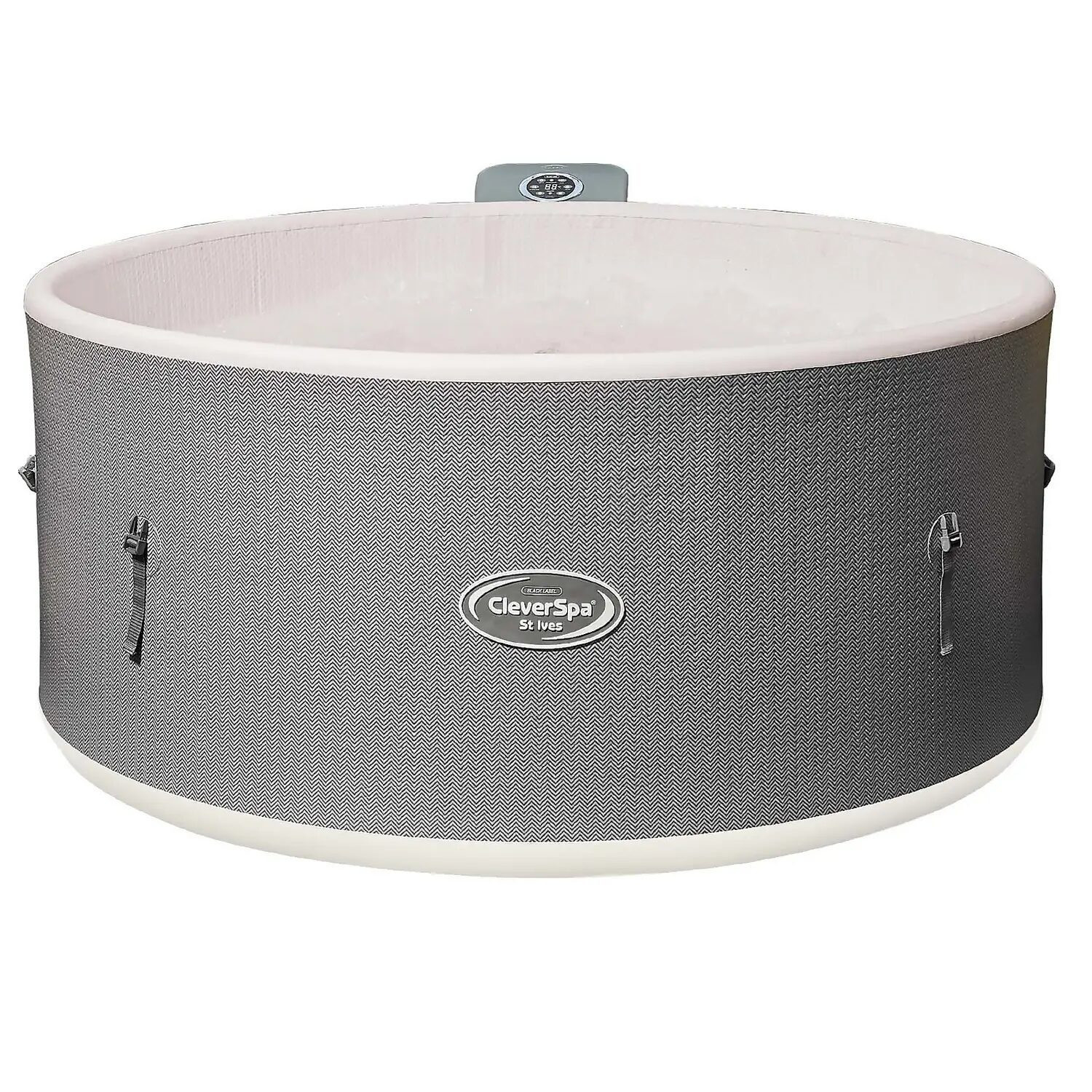 Spa gonflable 5 places rond en Dropstitch - Clever Spa - Diamètre : 200 cm - Filtre et bâche inclus