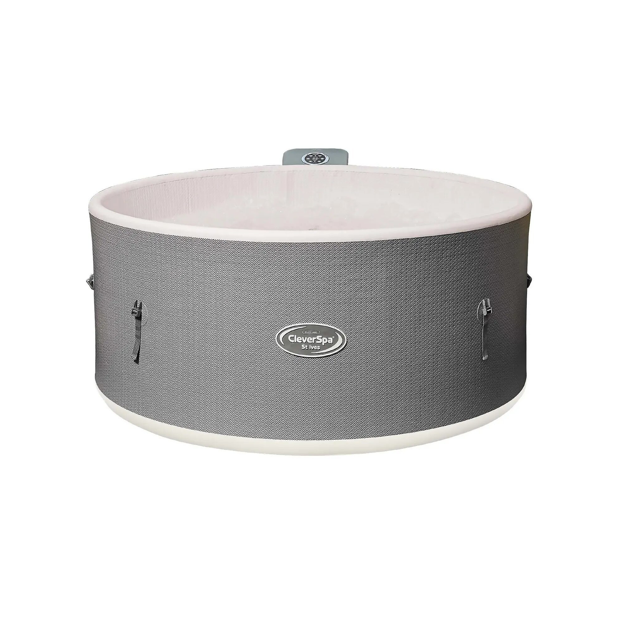 Spa gonflable 5 places rond en Dropstitch - Clever Spa - Diamètre : 200 cm - Filtre et bâche inclus