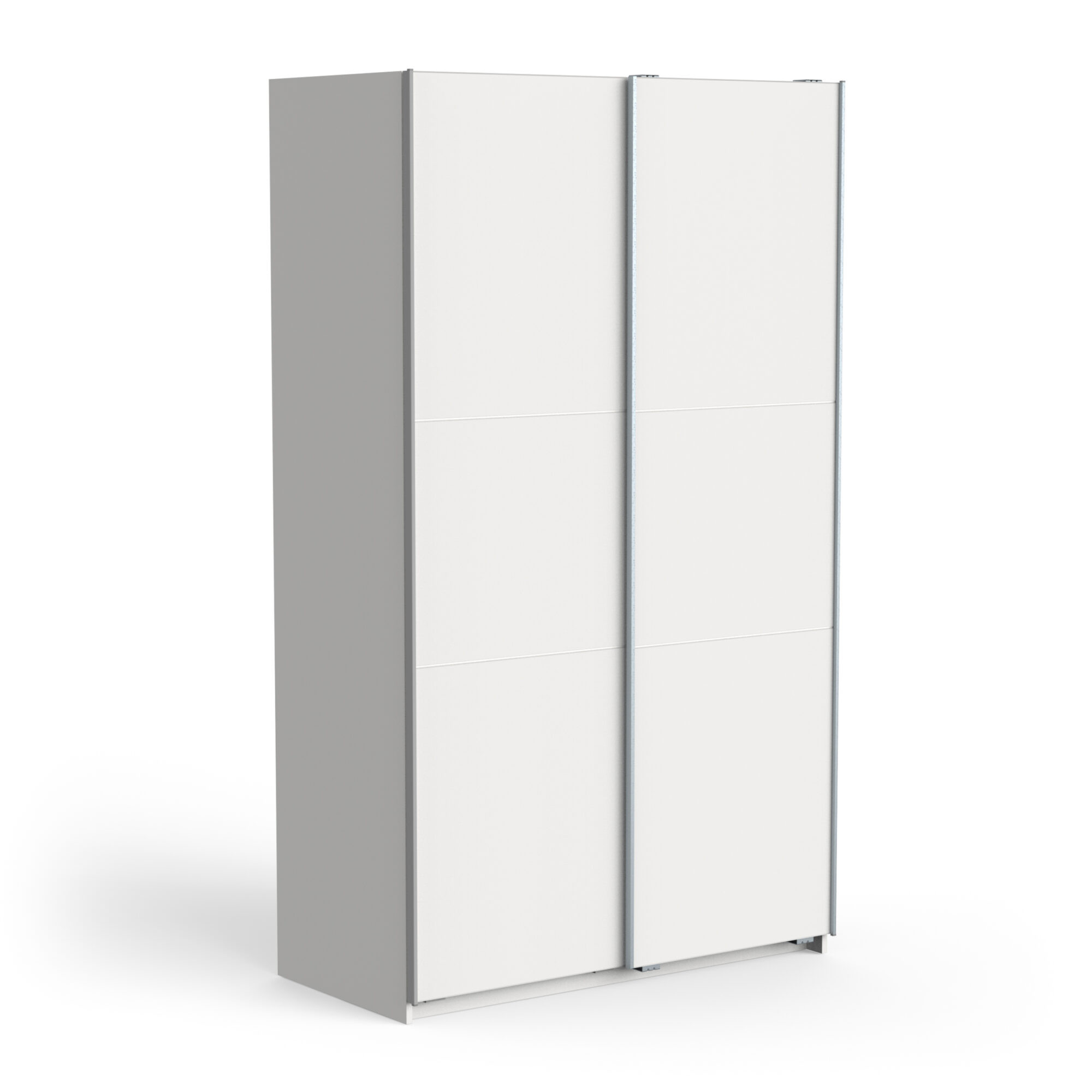 Armoire 2 portes coulissantes - GHOST - Blanc - 116,5 x 59,8 x 203 cm - DEMEYERE