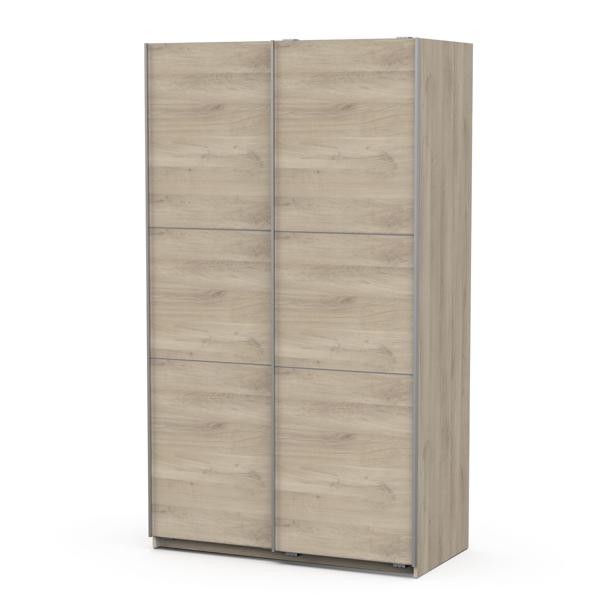 Armoire 2 portes coulissantes - GHOST - Chêne - 116,5 x 59,9 x 203 cm - DEMEYERE