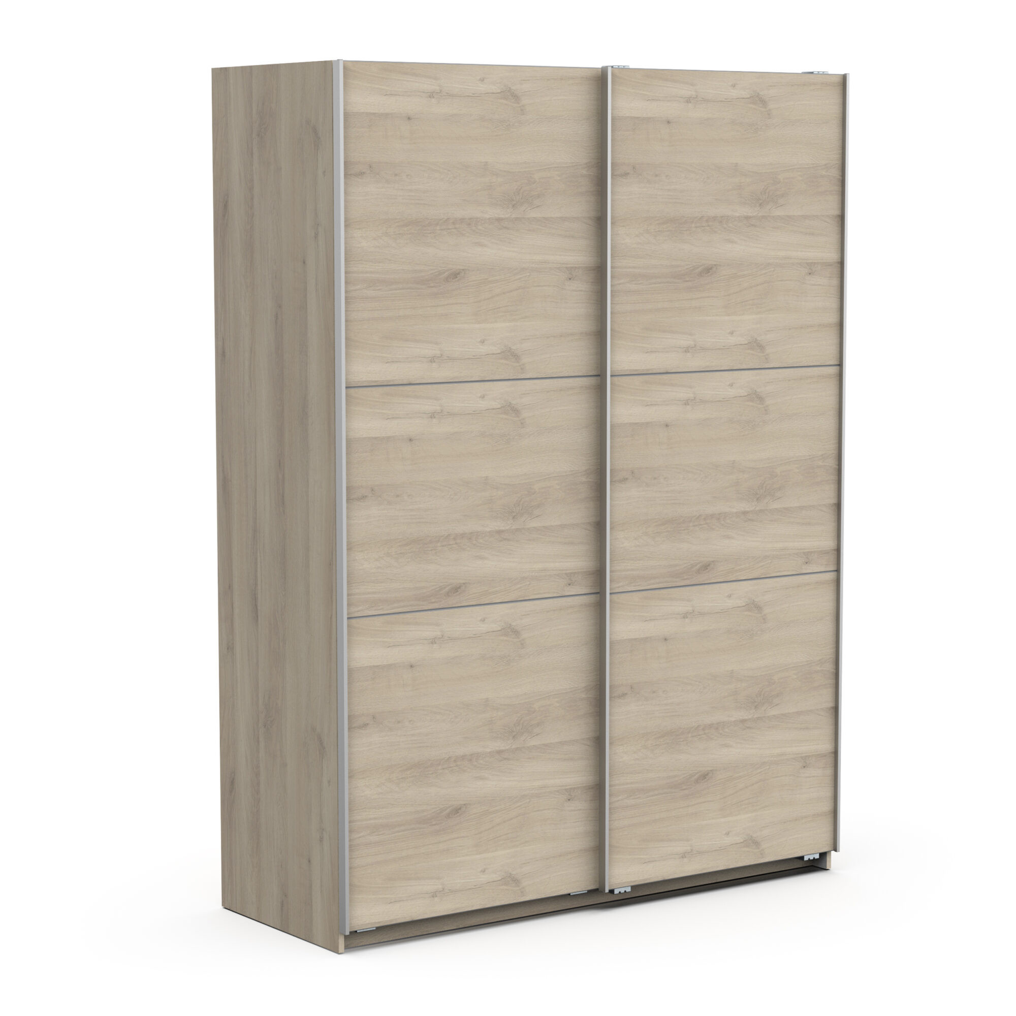 Armoire 2 portes coulissantes - GHOST - Chêne - 148 x 59,9 x 203 cm - DEMEYERE