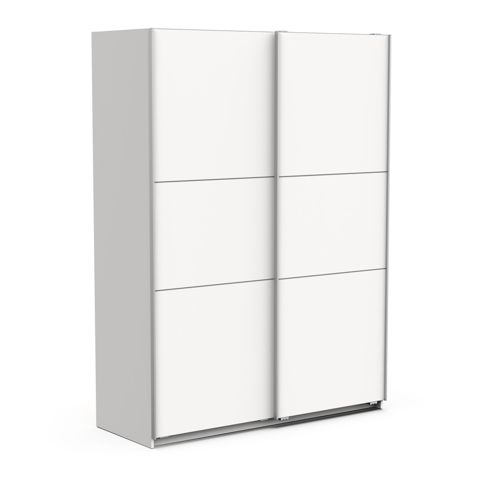 Armoire 2 portes coulissantes - GHOST - Blanc - 148 x 59,9 x 203 cm - DEMEYERE