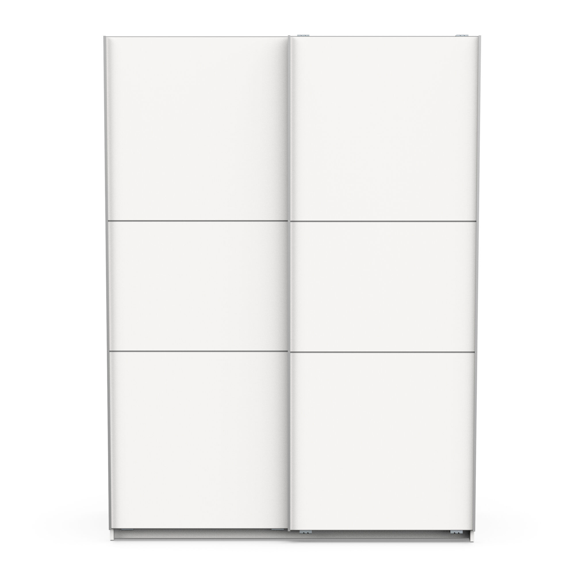 Armoire 2 portes coulissantes - GHOST - Blanc - 148 x 59,9 x 203 cm - DEMEYERE