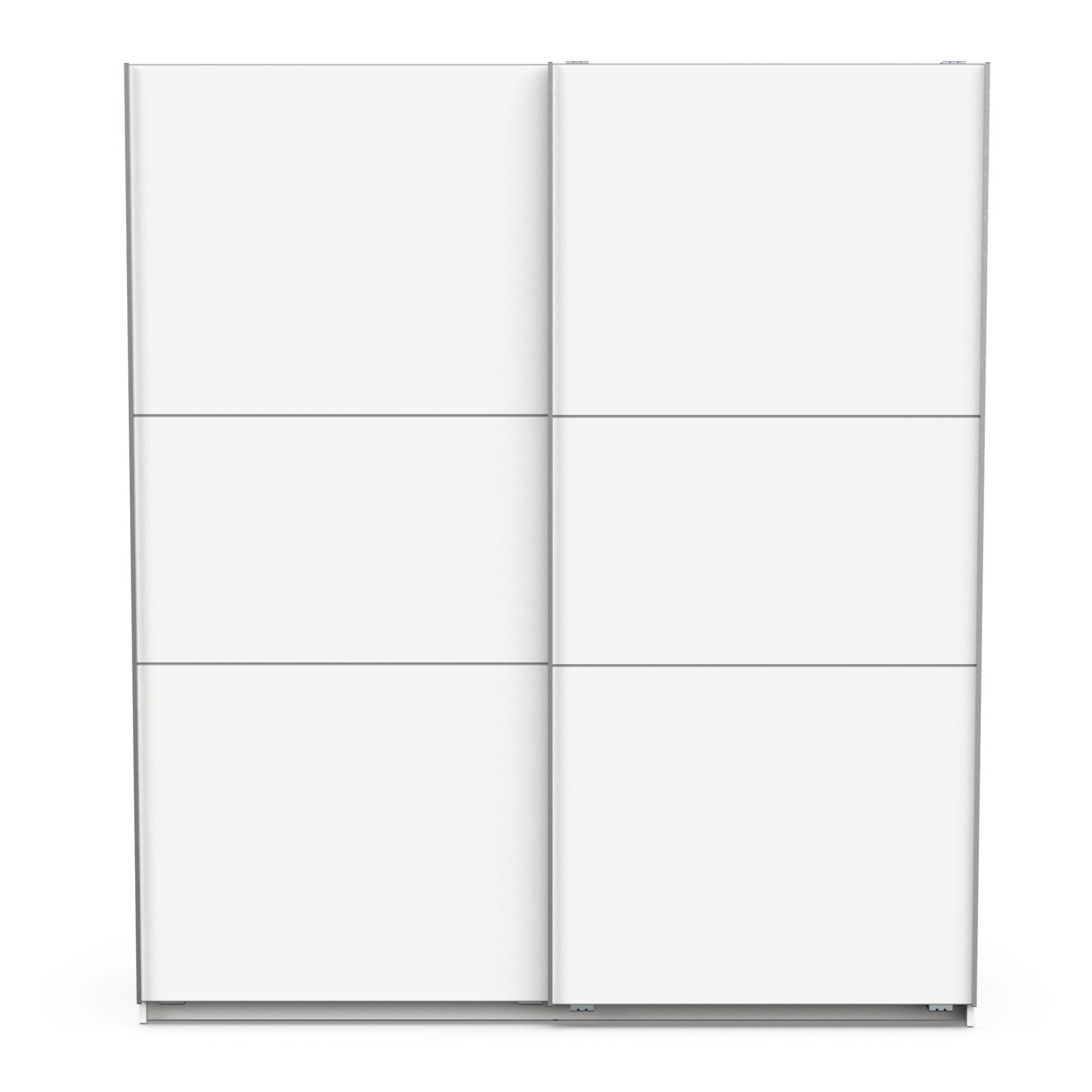 Armoire 2 portes coulissantes - GHOST - Blanc - 178,1 x 59,9 x 203 cm - DEMEYERE