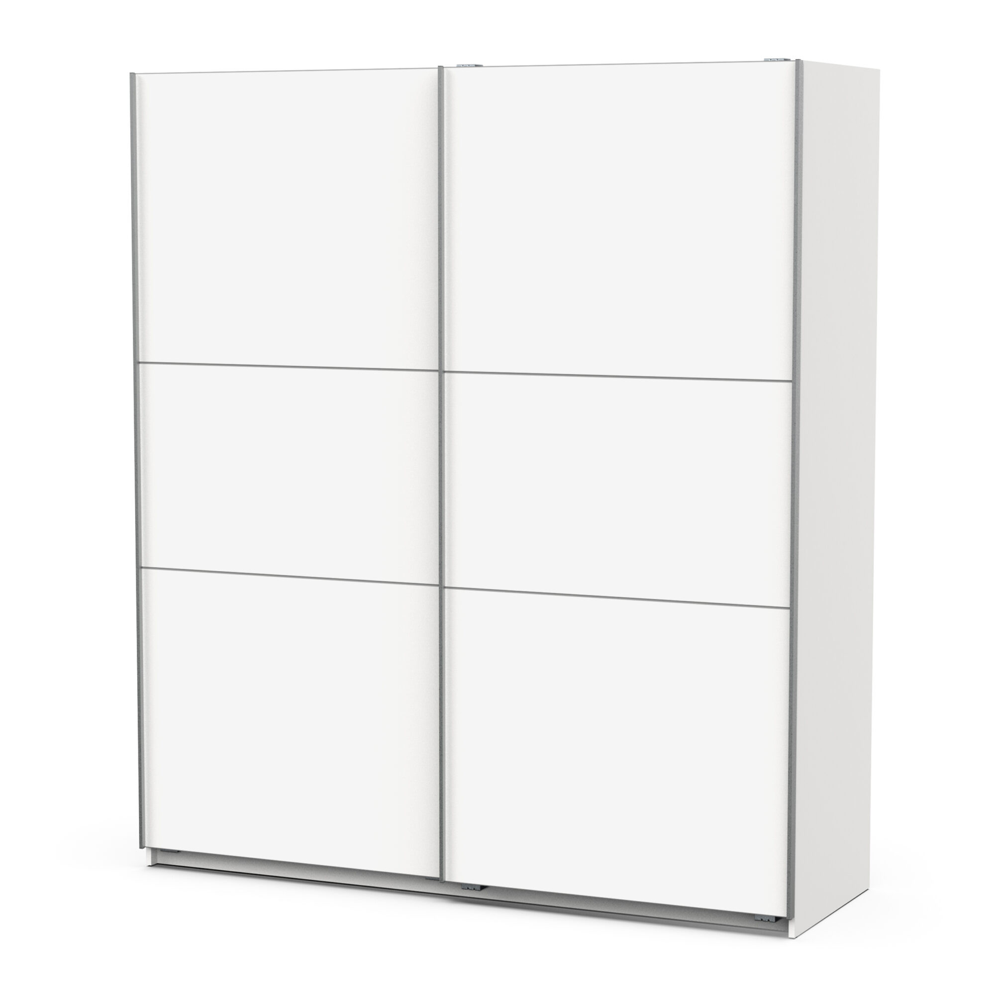 Armoire 2 portes coulissantes - GHOST - Blanc - 178,1 x 59,9 x 203 cm - DEMEYERE