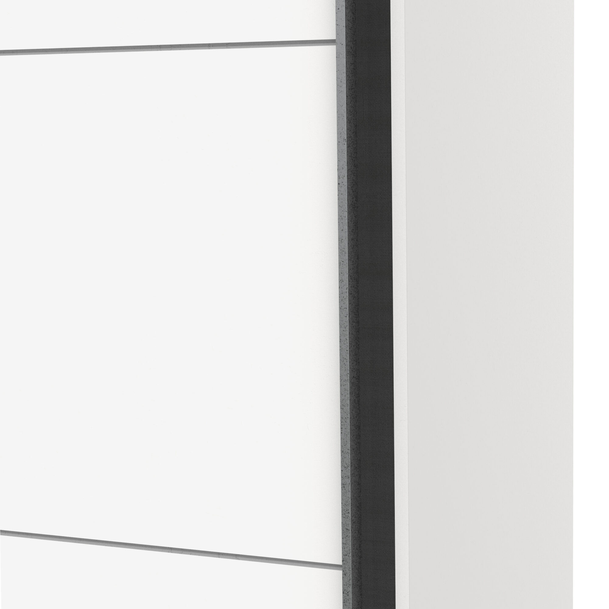 Armoire 2 portes coulissantes - GHOST - Blanc - 178,1 x 59,9 x 203 cm - DEMEYERE