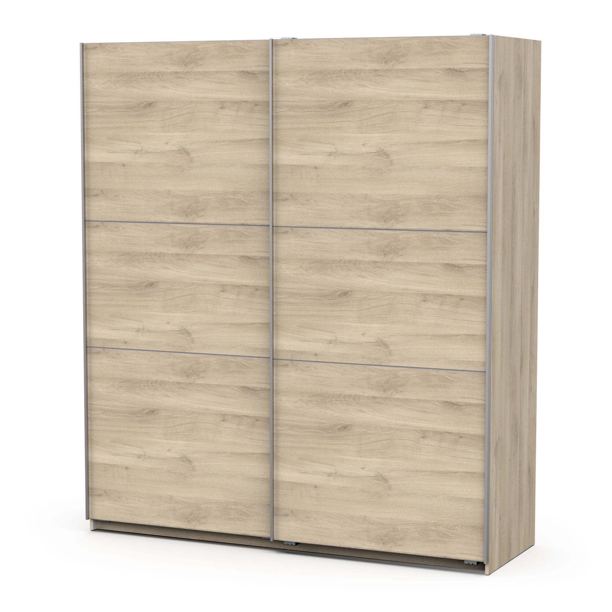 Armoire 2 portes coulissantes - GHOST - Chêne - 178,1 x 59,9 x 203 cm - DEMEYERE