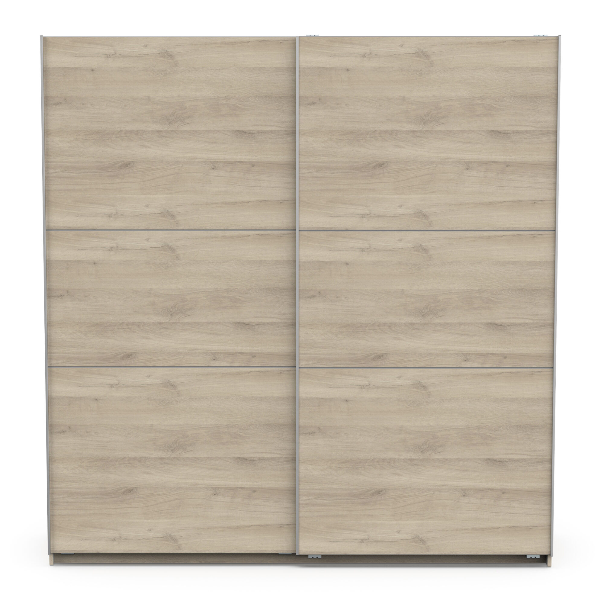 Armoire 2 portes coulissantes - GHOST - Chêne - 194,5 x 59,9 x 203 cm - DEMEYERE