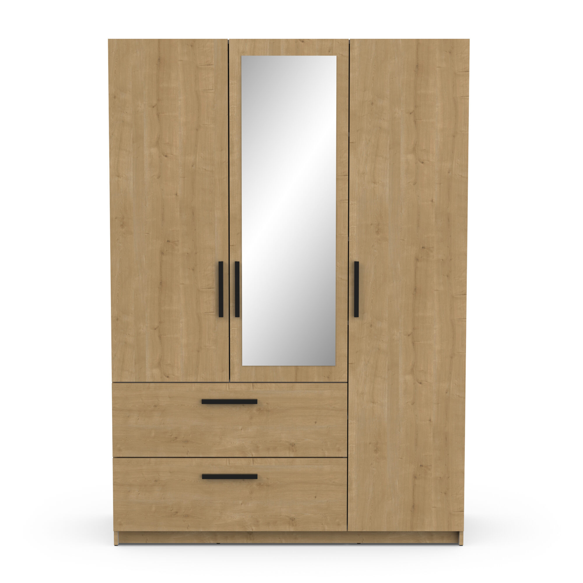 Armoire 3 portes - CRAFT - Chêne - 133,5 x 51,4 x 191,5 cm - DEMEYERE