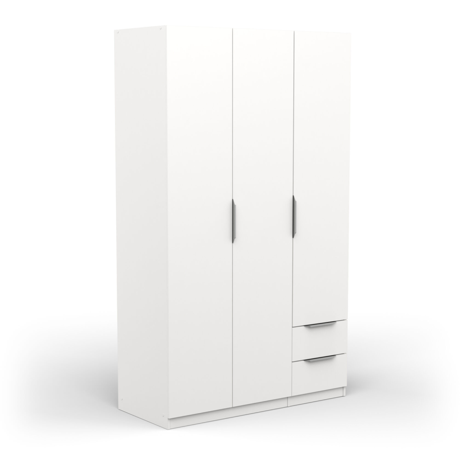 Armoire 3 portes - GHOST - Blanc - 119,4 x 51,1 x 203 cm - DEMEYERE
