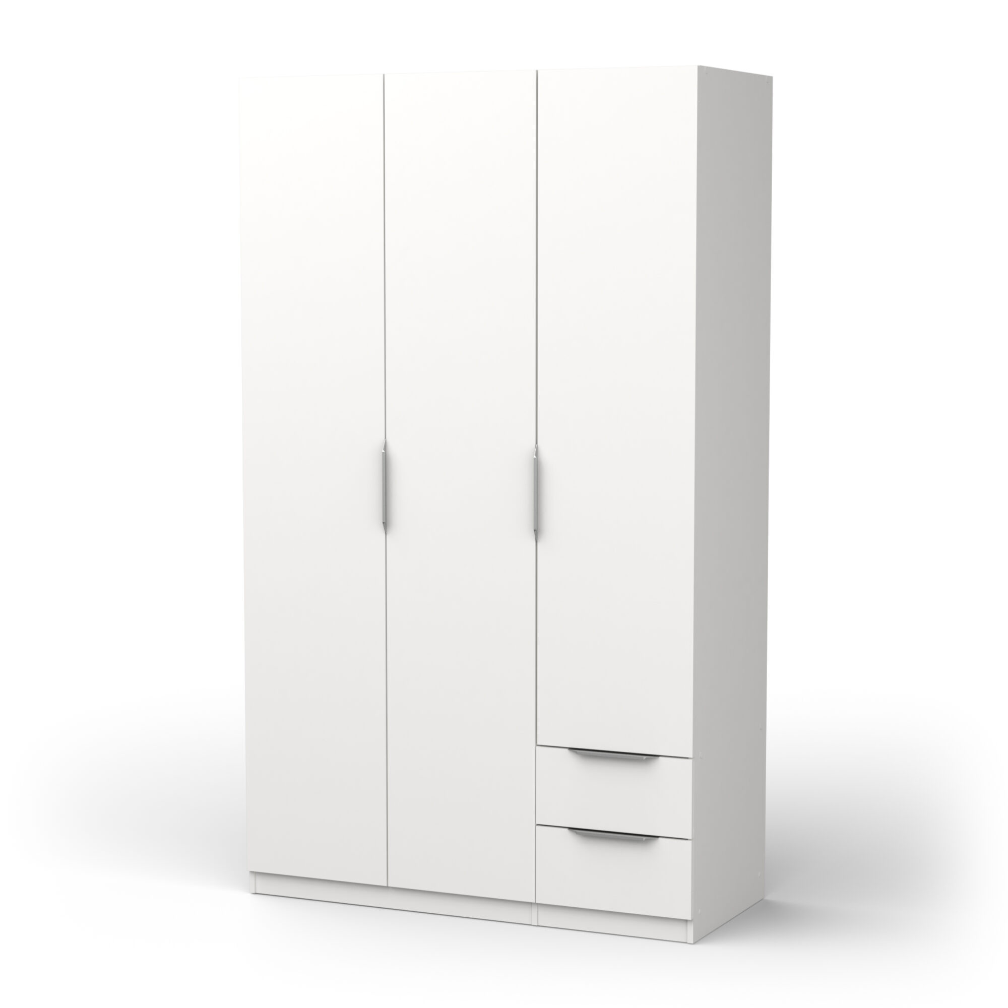 Armoire 3 portes - GHOST - Blanc - 119,4 x 51,1 x 203 cm - DEMEYERE