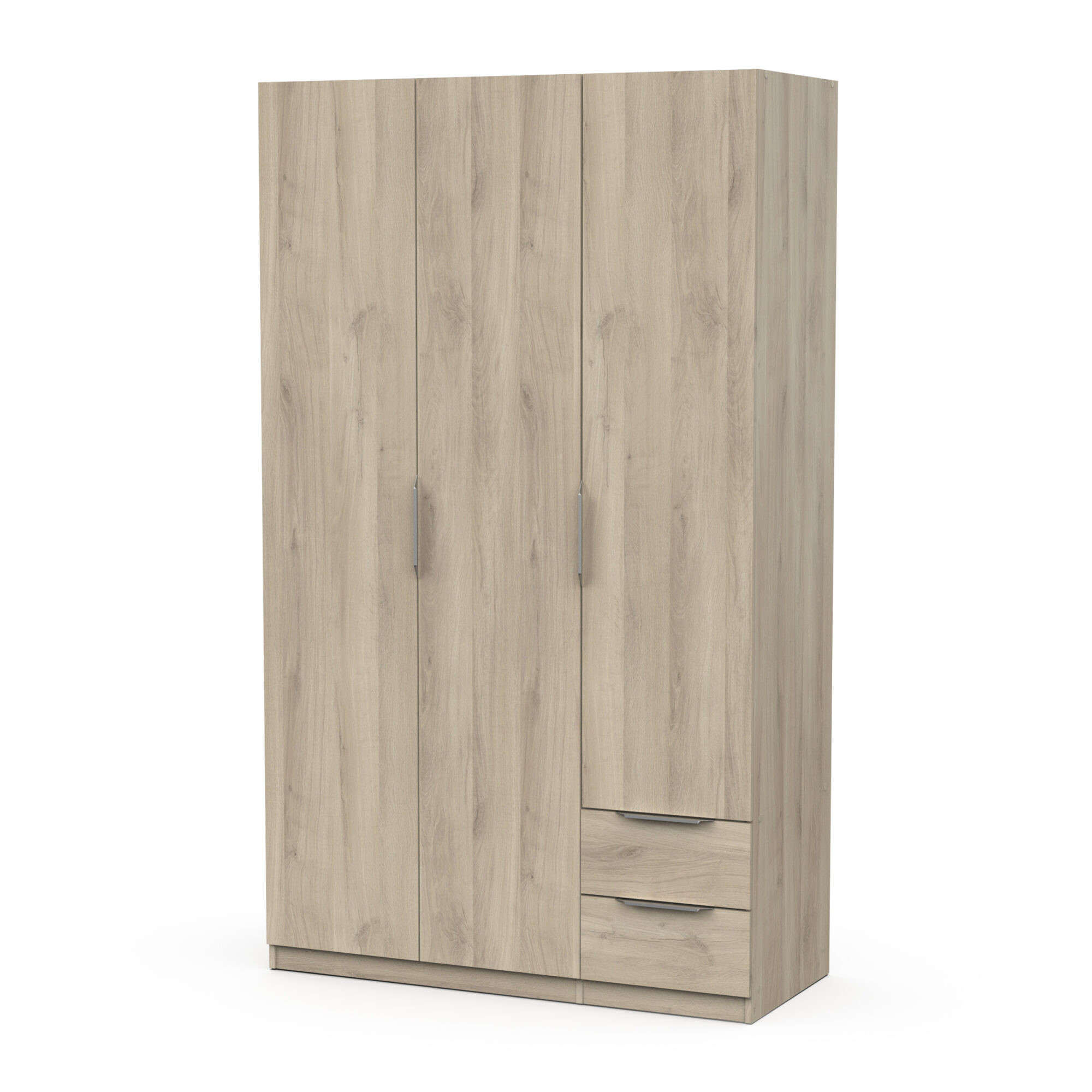 Armoire 3 portes - GHOST - Chêne - 119,4 x 51,1 x 203 cm - DEMEYERE