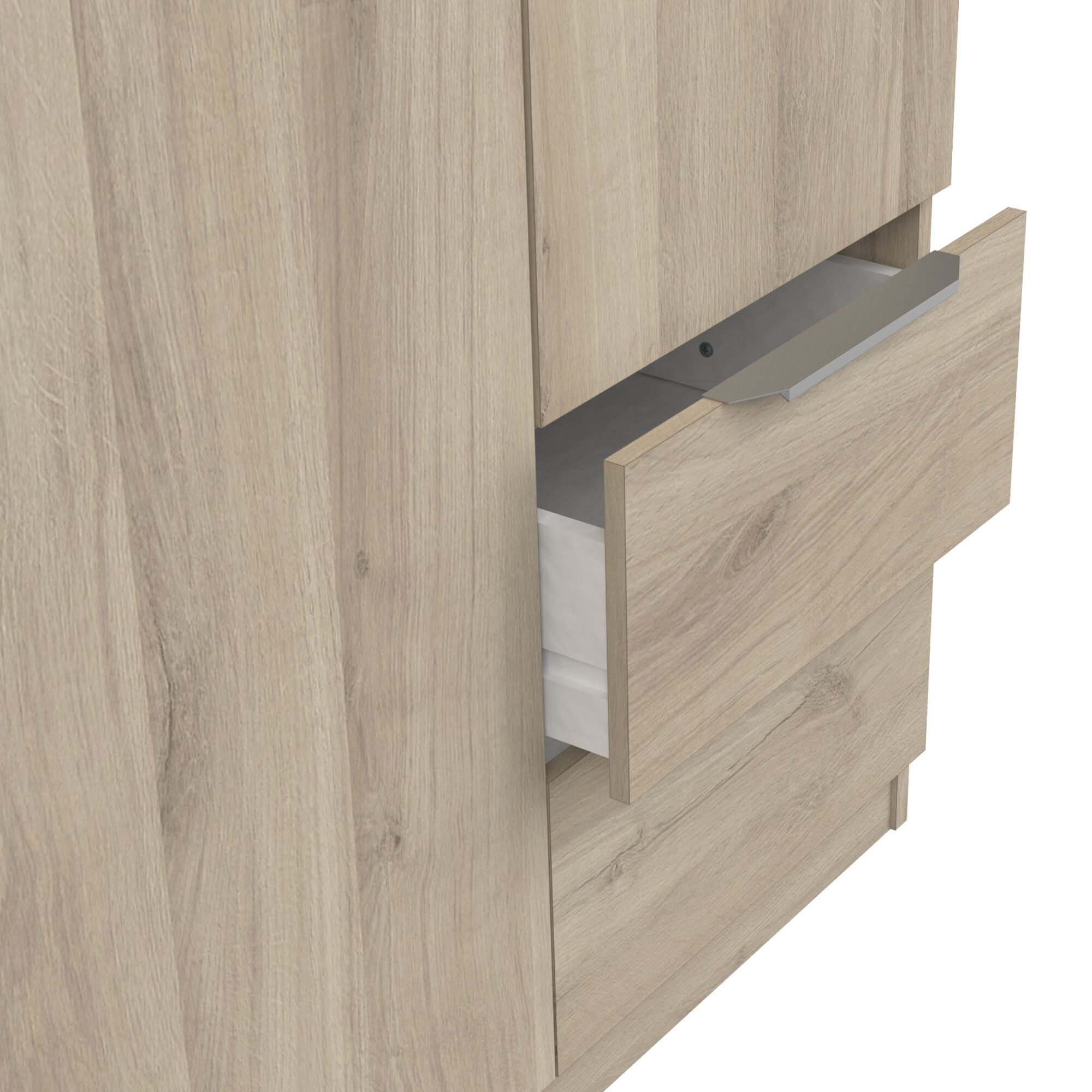 Armoire 3 portes - GHOST - Chêne - 119,4 x 51,1 x 203 cm - DEMEYERE