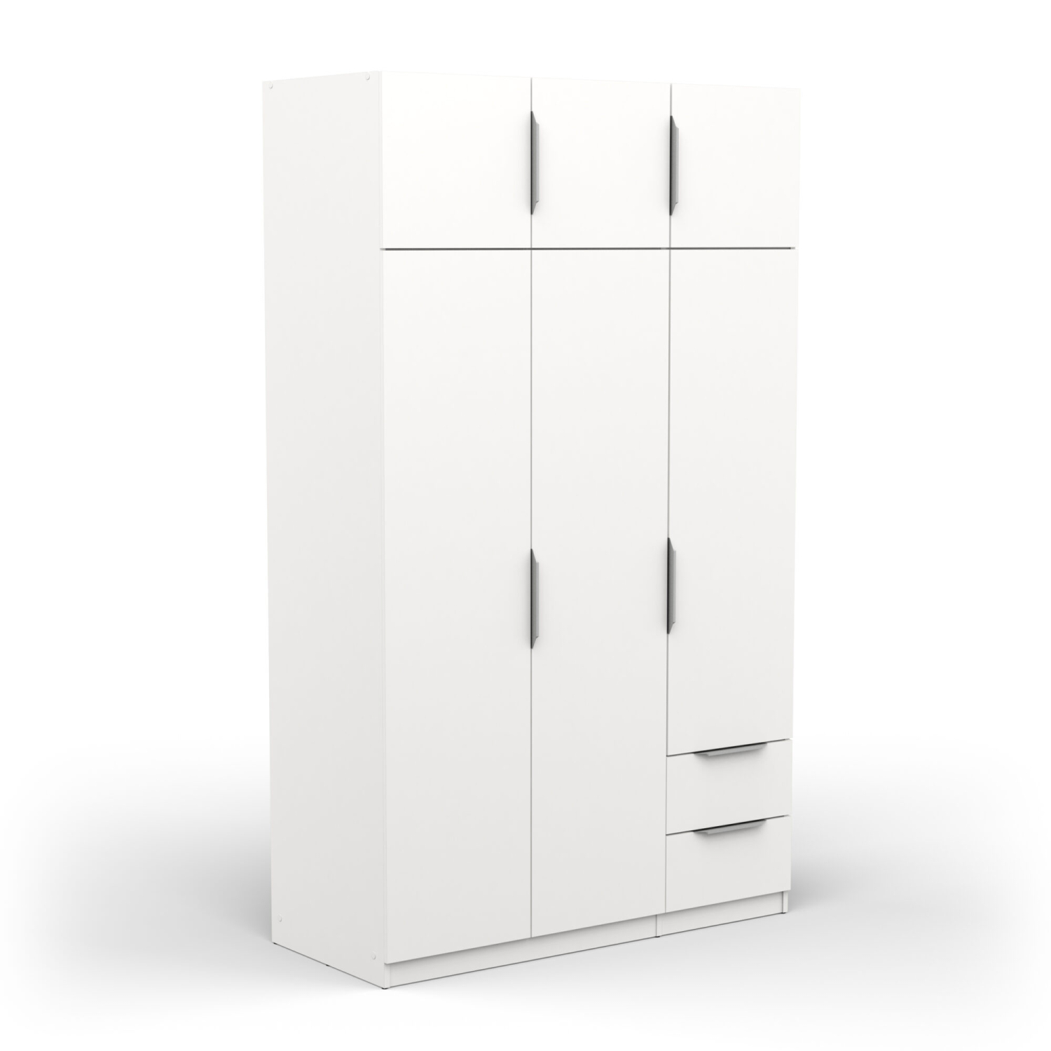 Armoire 6 portes - GHOST - Blanc - 119,4 x 51,1 x 203 cm - DEMEYERE