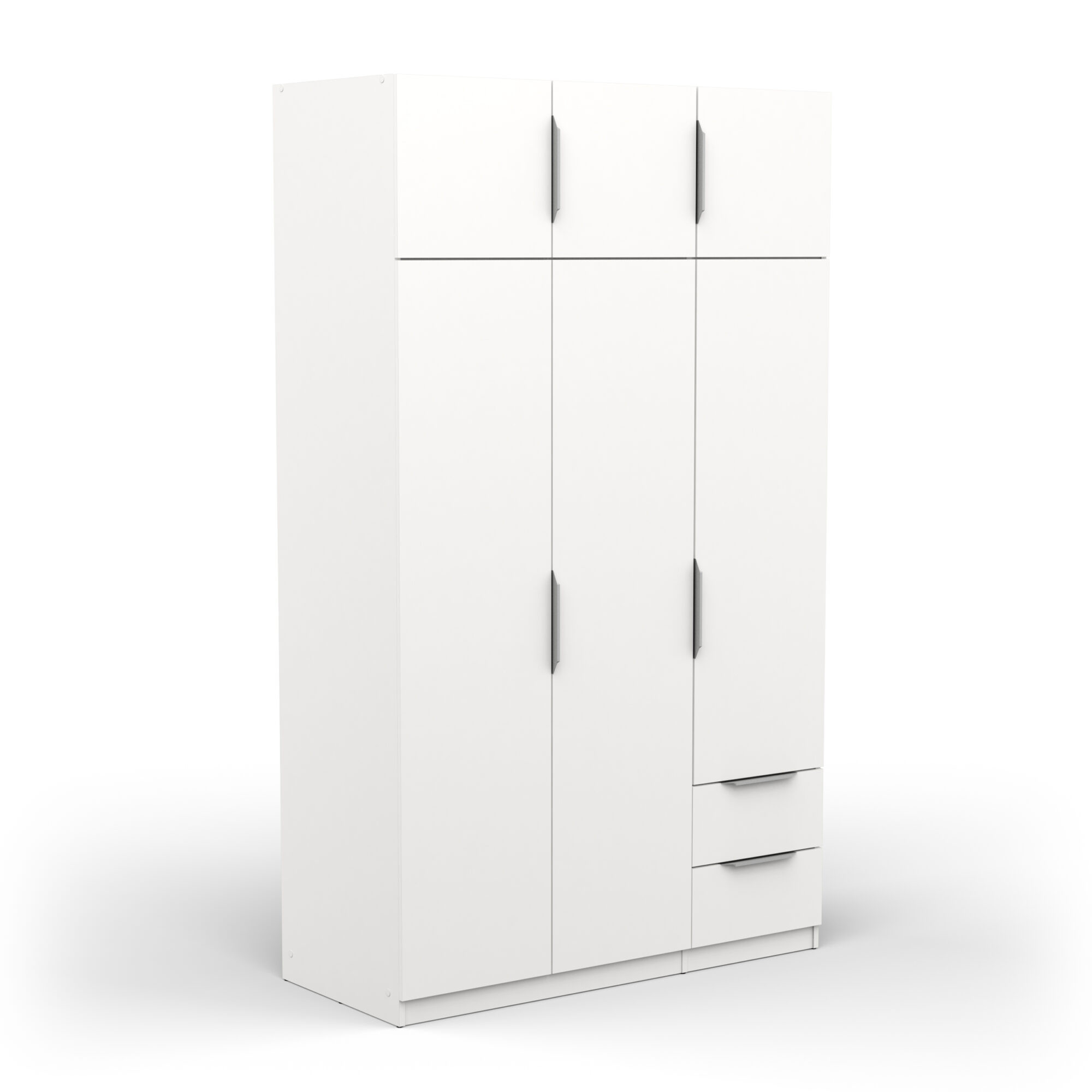 Armoire 6 portes - GHOST - Blanc - 119,4 x 51,1 x 203 cm - DEMEYERE