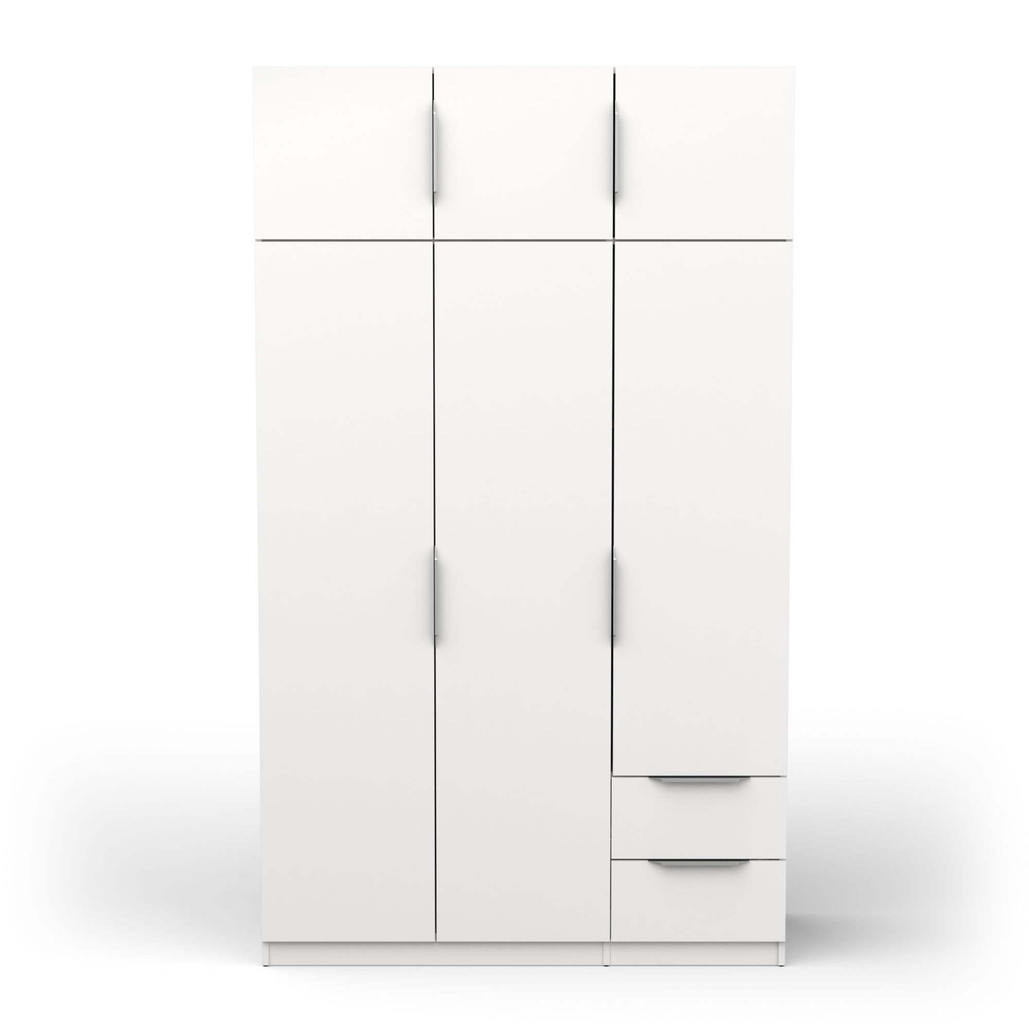 Armoire 6 portes - GHOST - Blanc - 119,4 x 51,1 x 203 cm - DEMEYERE