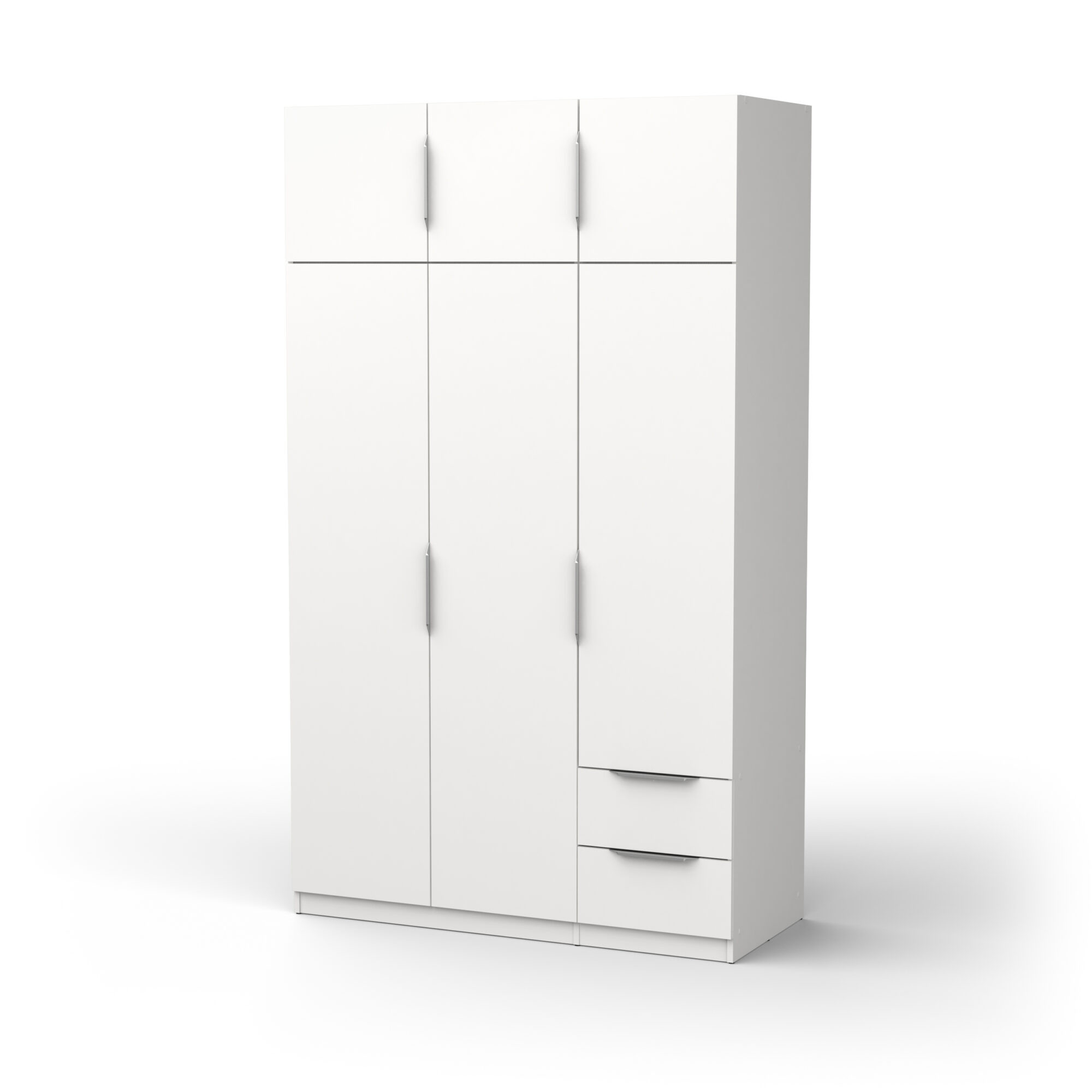 Armoire 6 portes - GHOST - Blanc - 119,4 x 51,1 x 203 cm - DEMEYERE