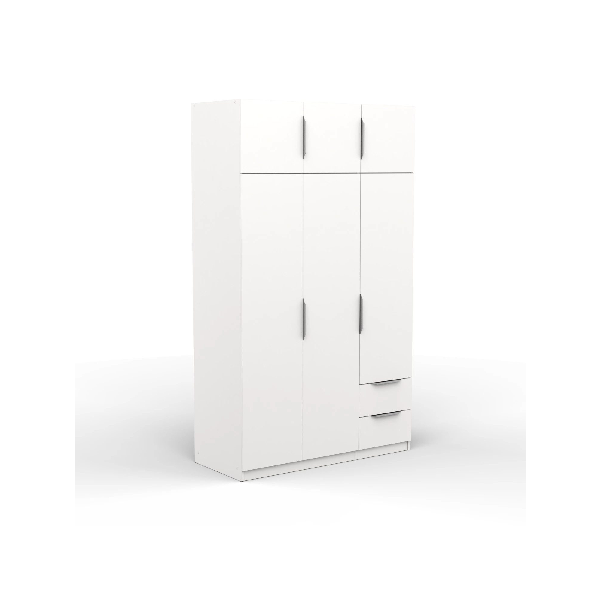 Armoire 6 portes - GHOST - Blanc - 119,4 x 51,1 x 203 cm - DEMEYERE
