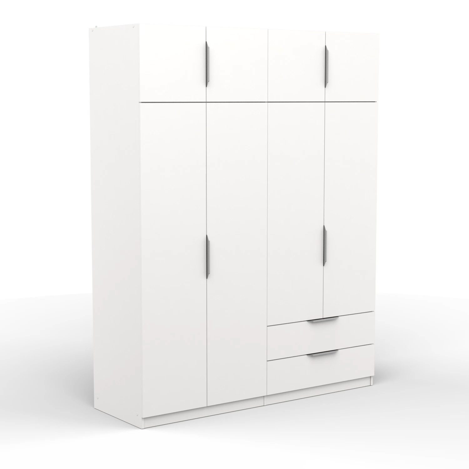 Armoire 8 portes - GHOST - Blanc - 157,3 x 51,1 x 203 cm - DEMEYERE