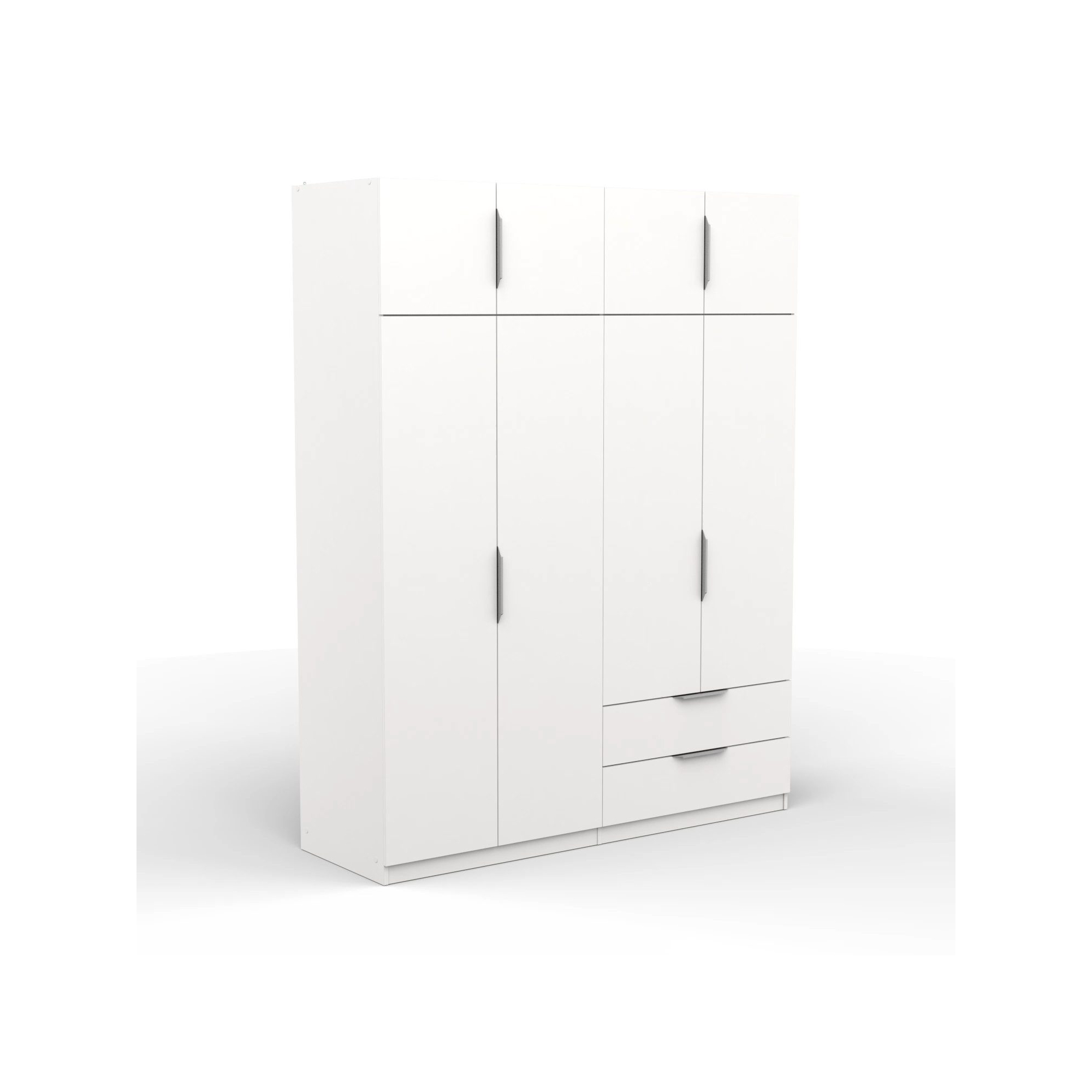 Armoire 8 portes - GHOST - Blanc - 157,3 x 51,1 x 203 cm - DEMEYERE