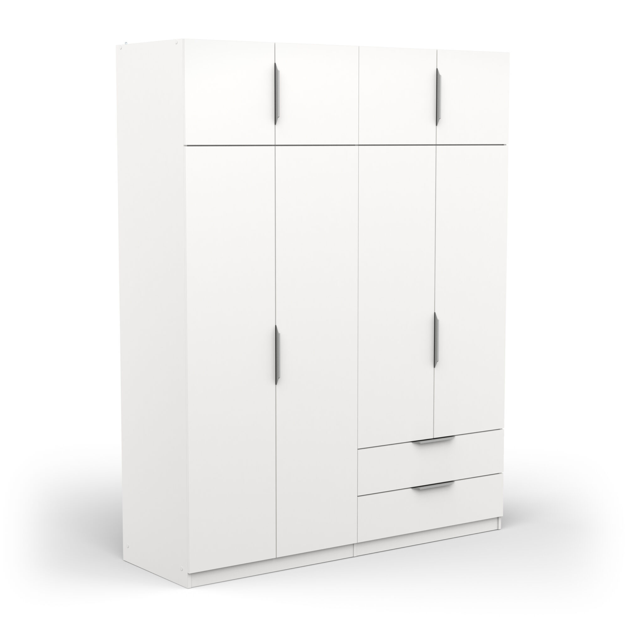 Armoire 8 portes - GHOST - Blanc - 157,3 x 51,1 x 203 cm - DEMEYERE