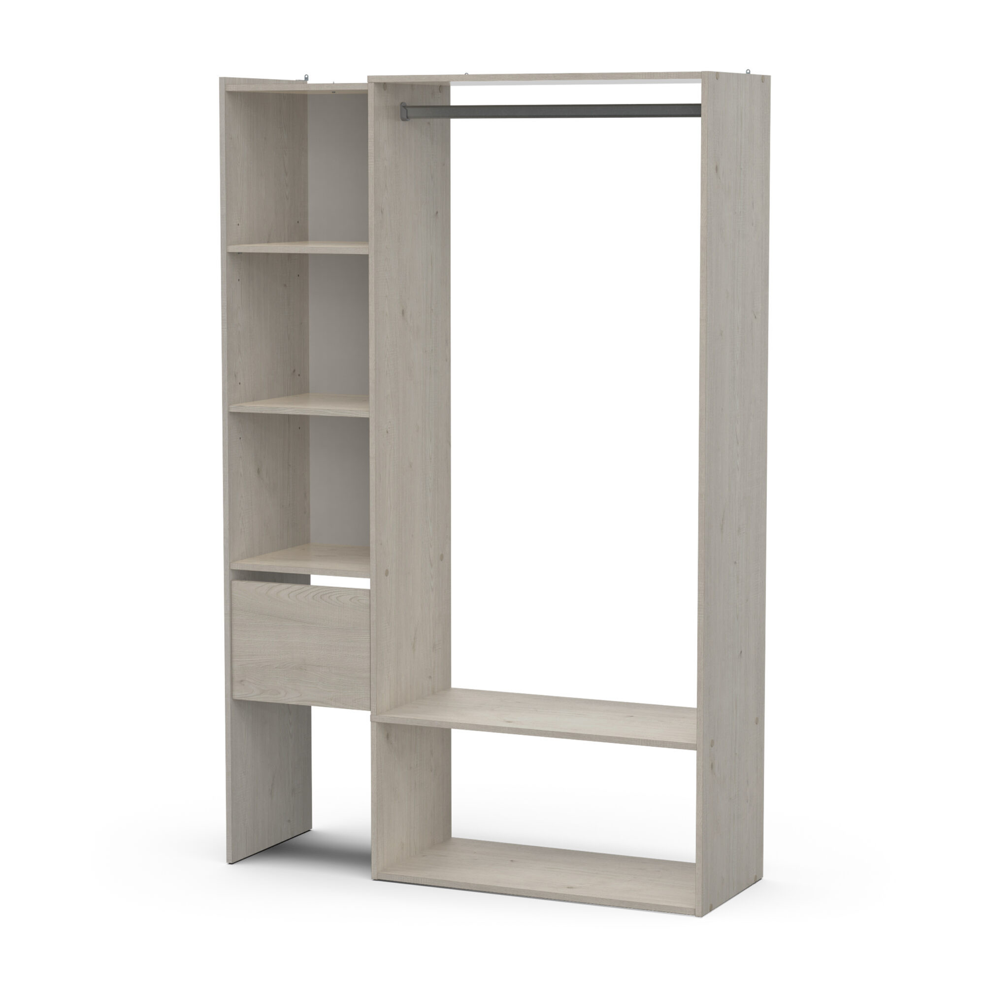 Dressing complet - FLOWER - Chêne - 119,1 x 39,6 x 183 cm - DEMEYERE