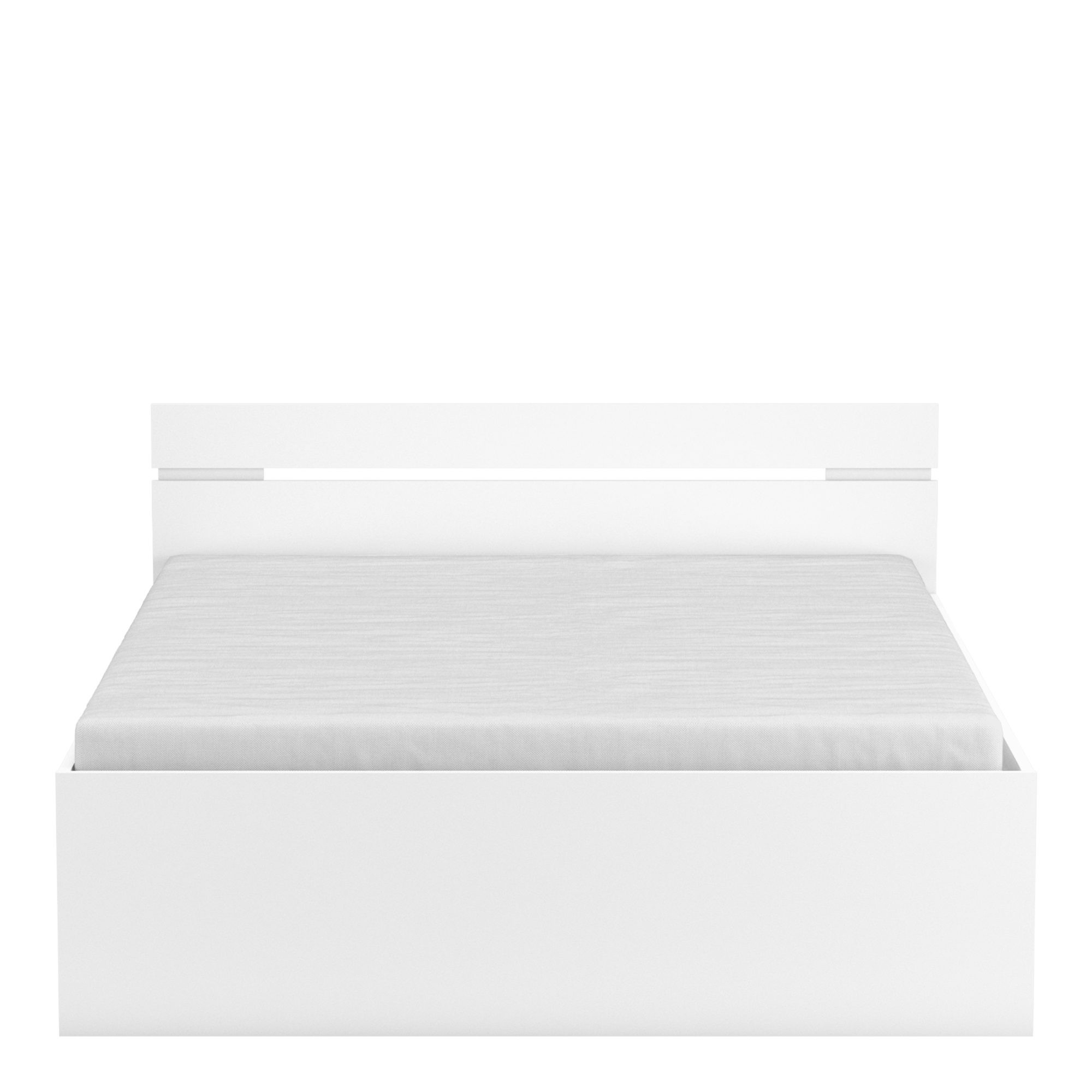 Lit adulte 2 tiroirs - MICHIGAN - Blanc - 140 x 190 cm - DEMEYERE