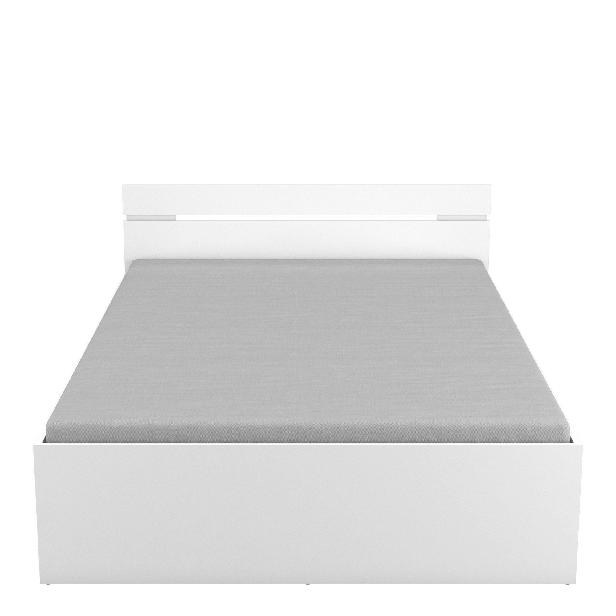 Lit adulte 2 tiroirs - MICHIGAN - Blanc - 140 x 200 cm - DEMEYERE