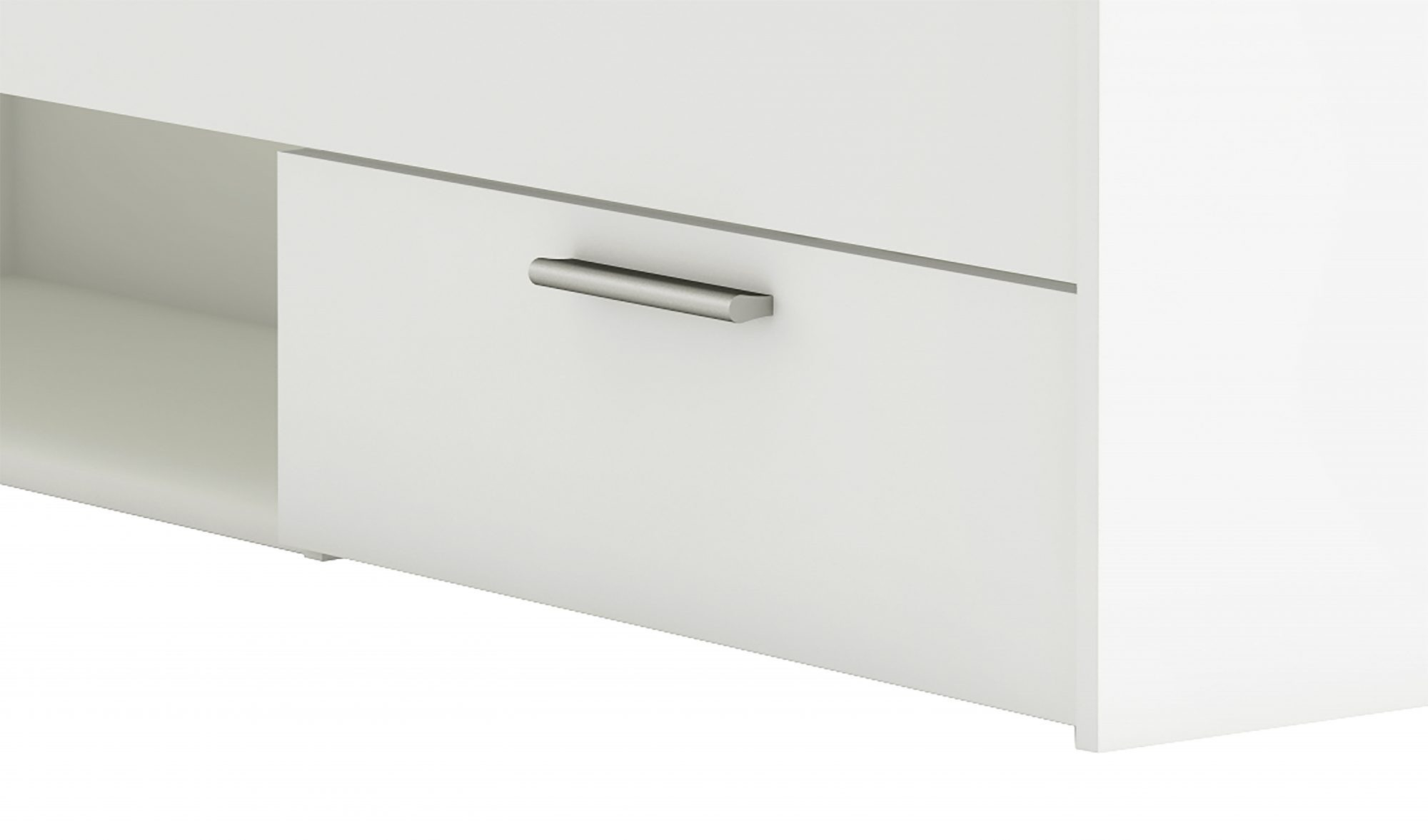 Lit adulte 2 tiroirs - MICHIGAN - Blanc - 90 x 200 cm -  DEMEYERE