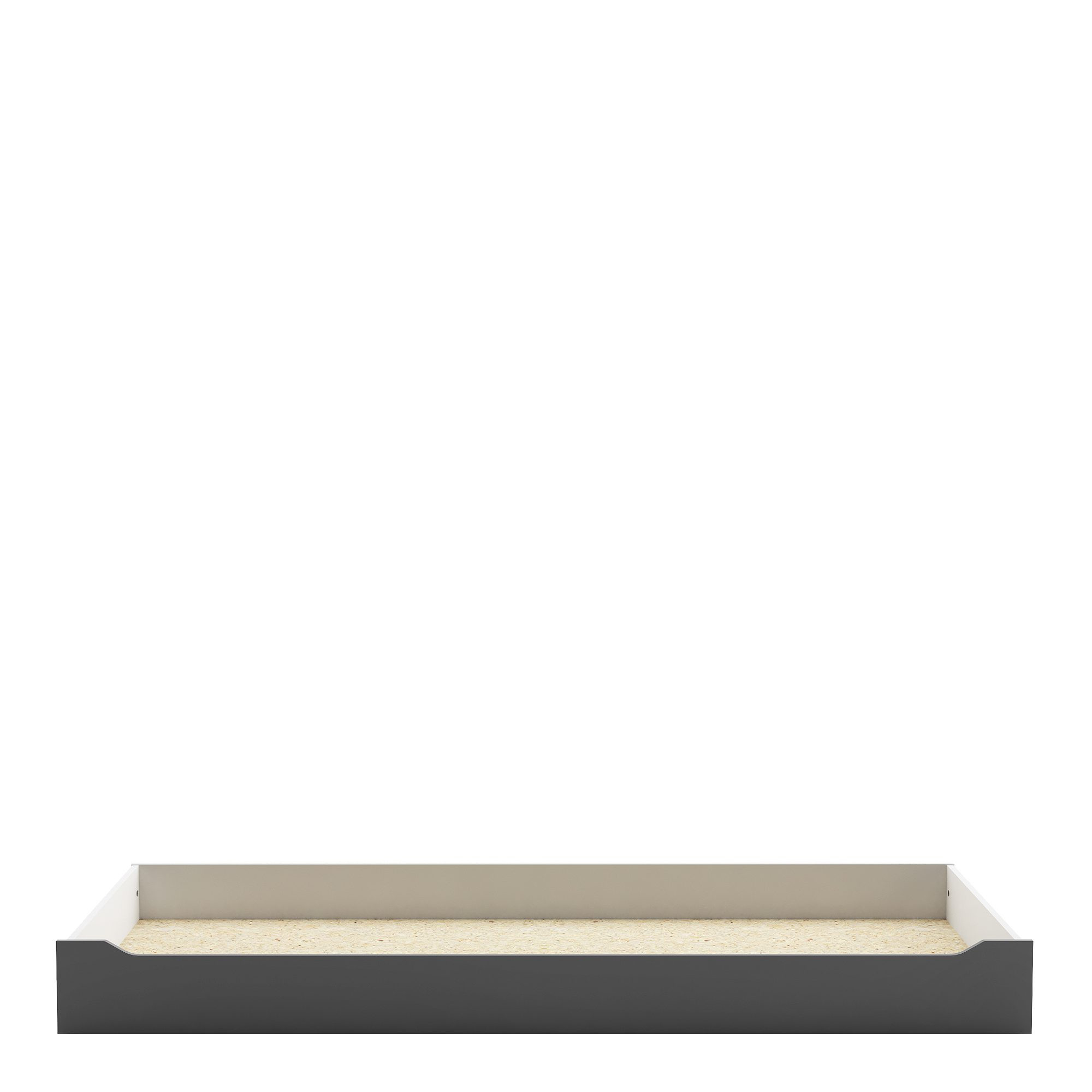 Tiroir pour lit adulte - GENIUS - Blanc et Gris - 90 x 190 cm - DEMEYERE