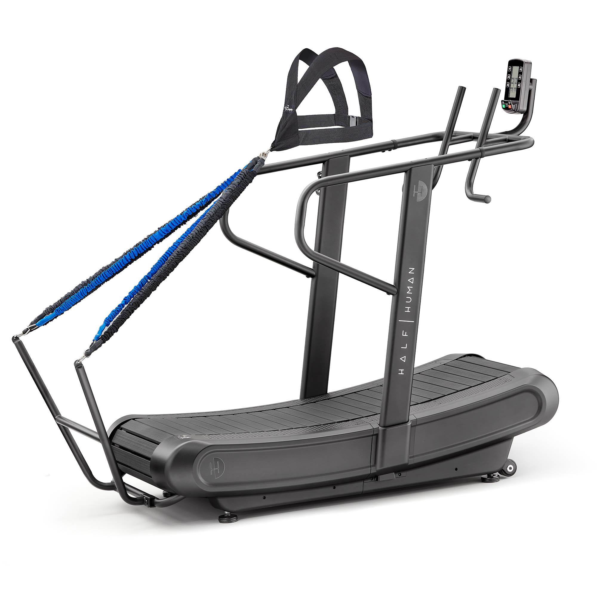 Tapis de course de fitness incurvé - Half Human - Modèle CURVE - Maison/Appartement - Non motorisé et auto-alimenté