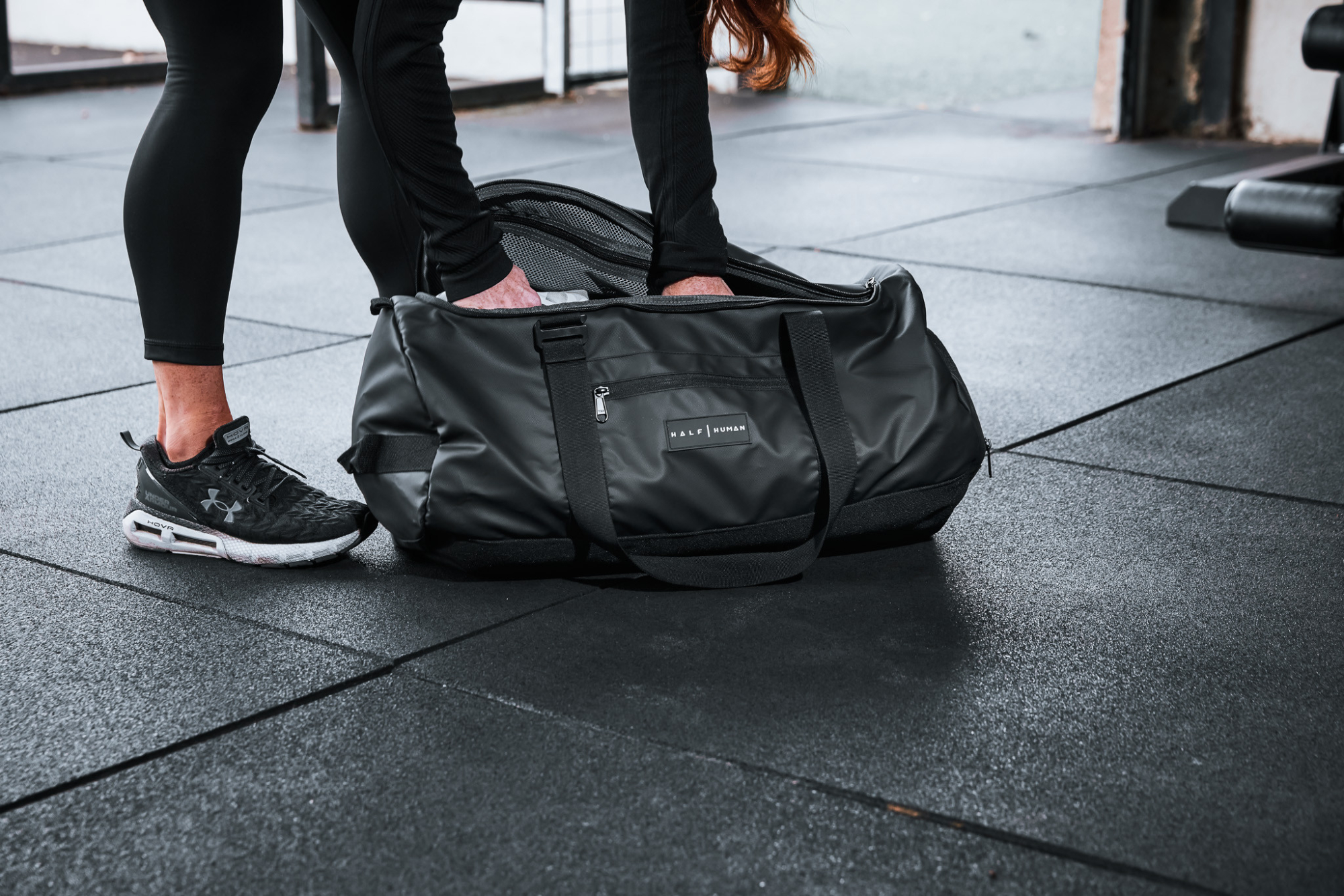 Tapis de course de fitness incurvé - Half Human - Modèle CURVE - Maison/Appartement - Non motorisé et auto-alimenté