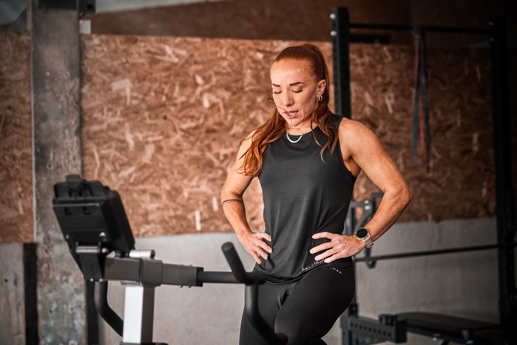 Vélo de fitness à Air - Half Human - Modèle AIR BIKE - Maison/Appartement - Écran LCD 7 programmes