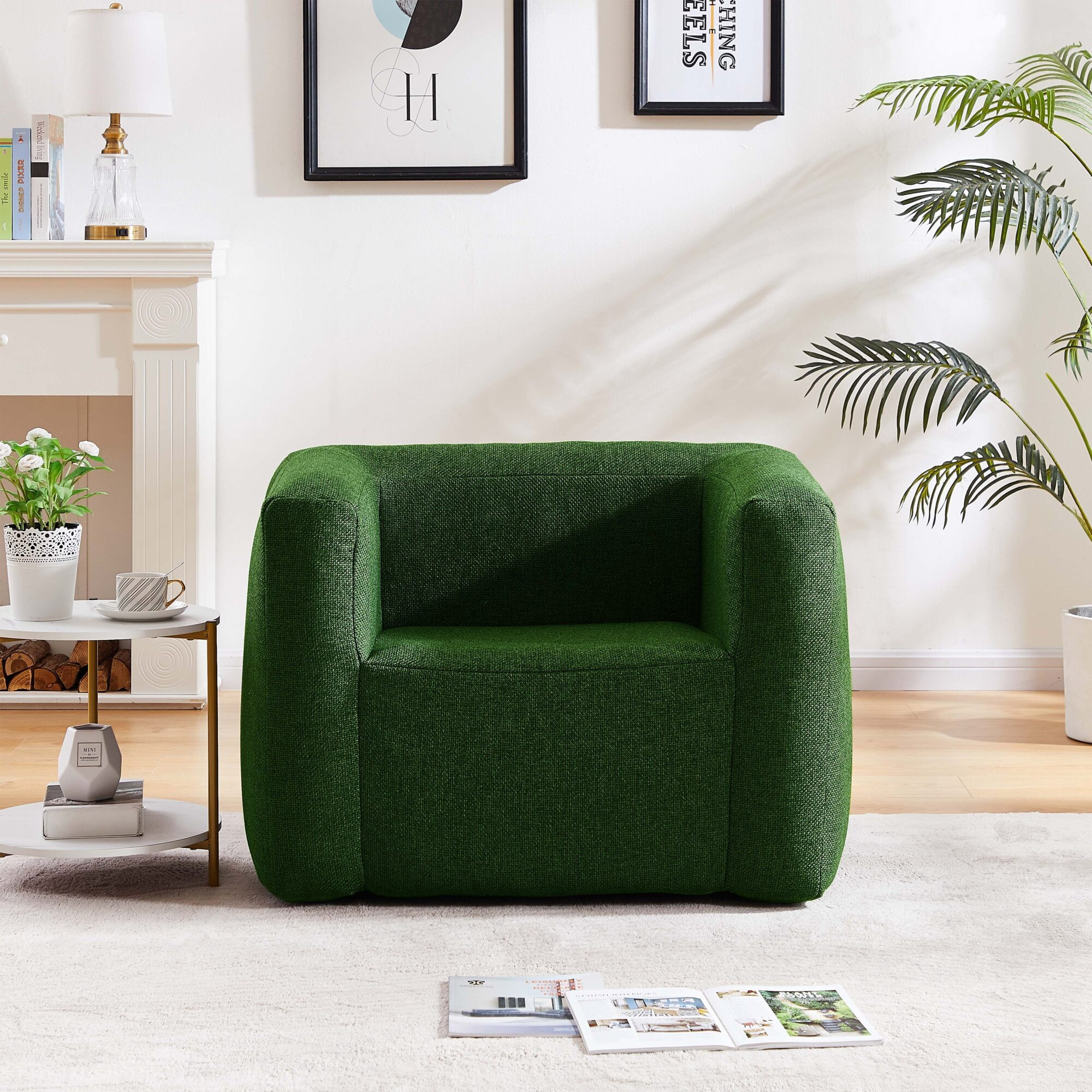 Fauteuil gonflable Terracotta - Intérieur et extérieur - Couleur Vert