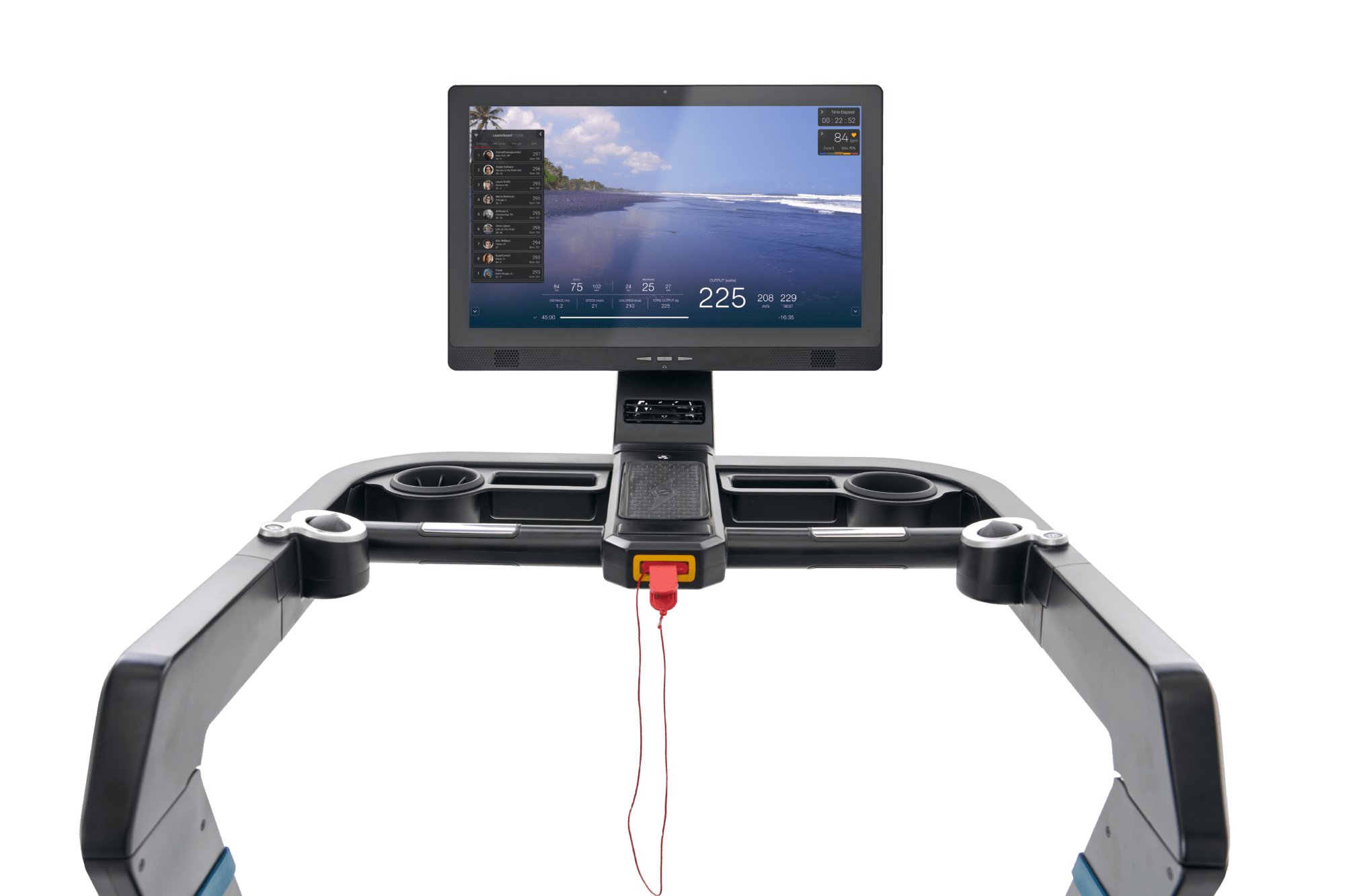 Aangesloten opvouwbare loopband - Model STRIDE 8S-22 - ECHELON - Thuis/Appartement - 22-inch HD-draaibaar scherm