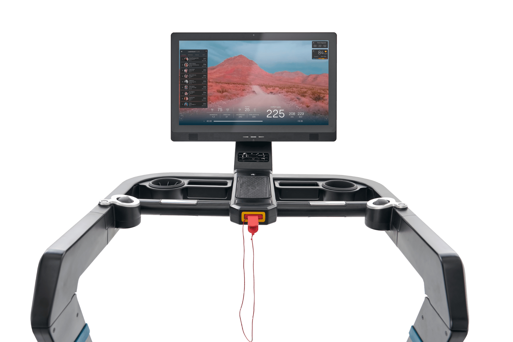 Aangesloten opvouwbare loopband - Model STRIDE 8S-22 - ECHELON - Thuis/Appartement - 22-inch HD-draaibaar scherm