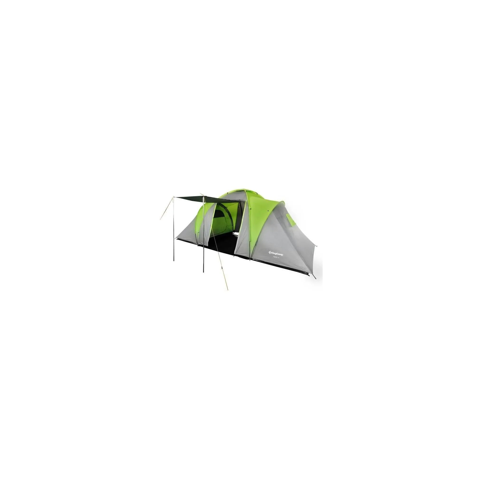 Temi 4-seater family camping tent - Kingcamp - Dimensions: 500 x 220 x 200 cm