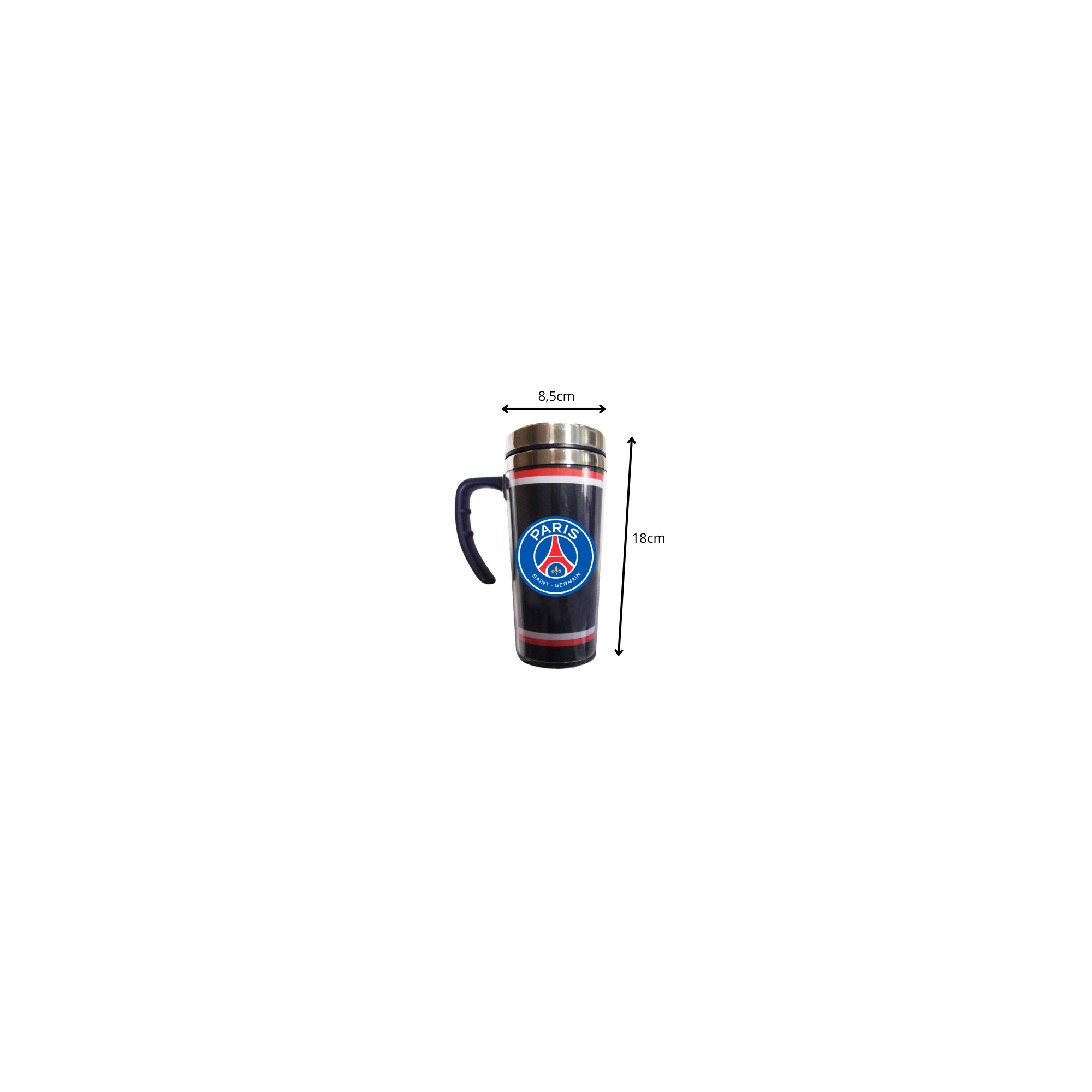 Mok - Paris Saint Germain - Aluminium - Inhoud : 450 ml