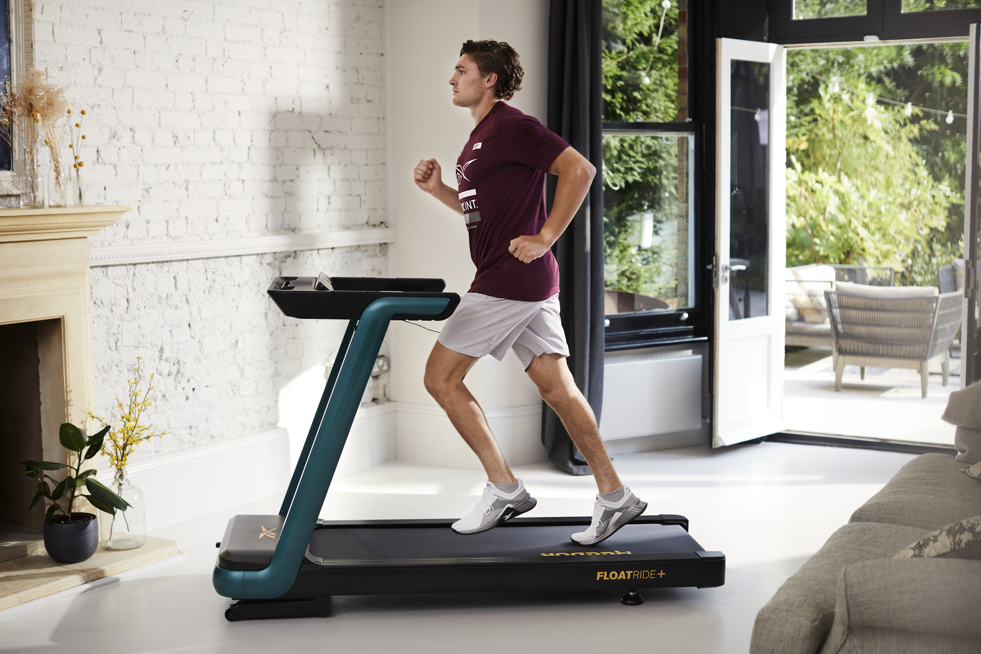 Reebok Gemotoriseerde loopband - - Thuis/Appartement - Model FR20z Floatride - LED - Snelheid 1 tot 18 km/u - Groen