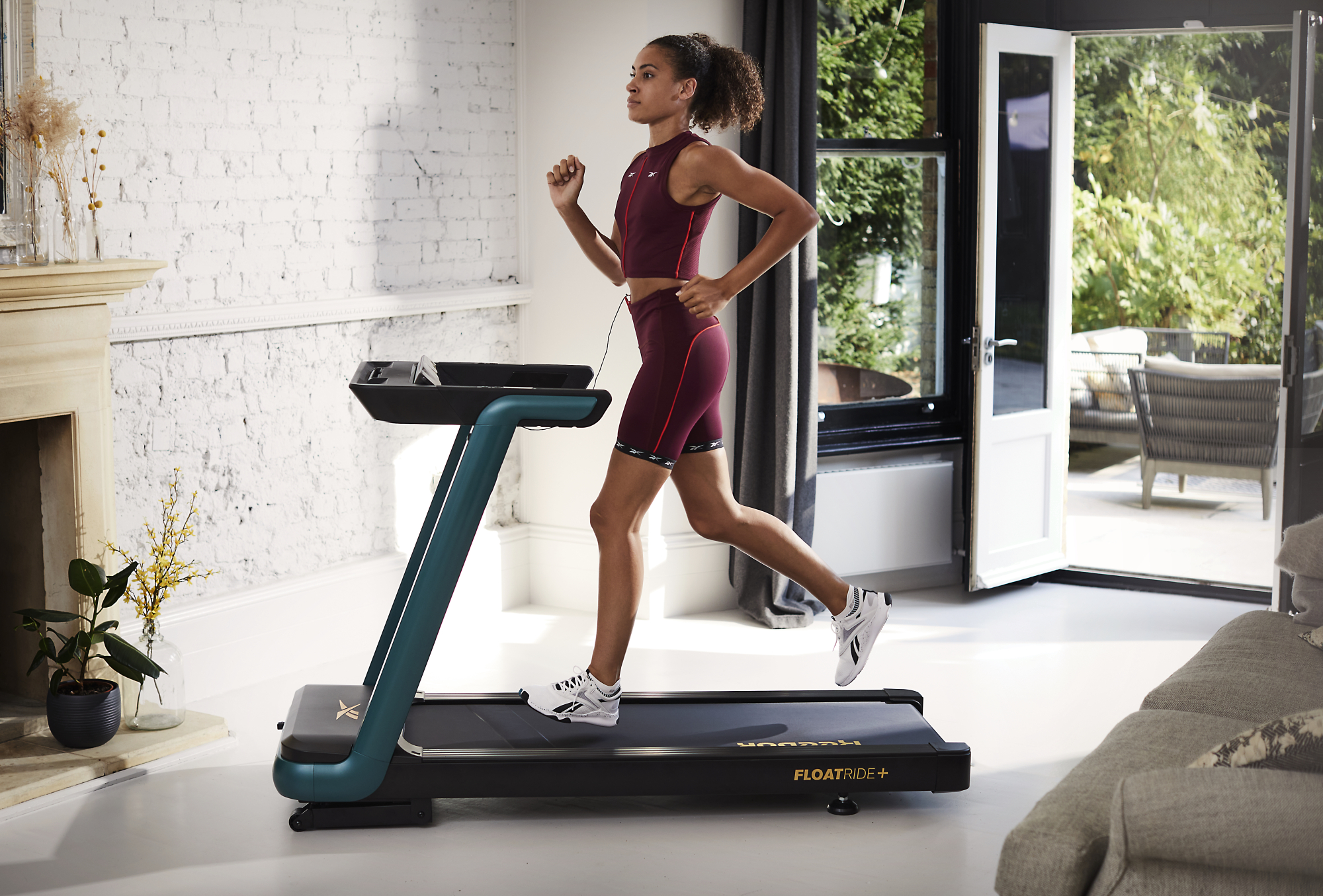 Reebok Gemotoriseerde loopband - - Thuis/Appartement - Model FR20z Floatride - LED - Snelheid 1 tot 18 km/u - Groen