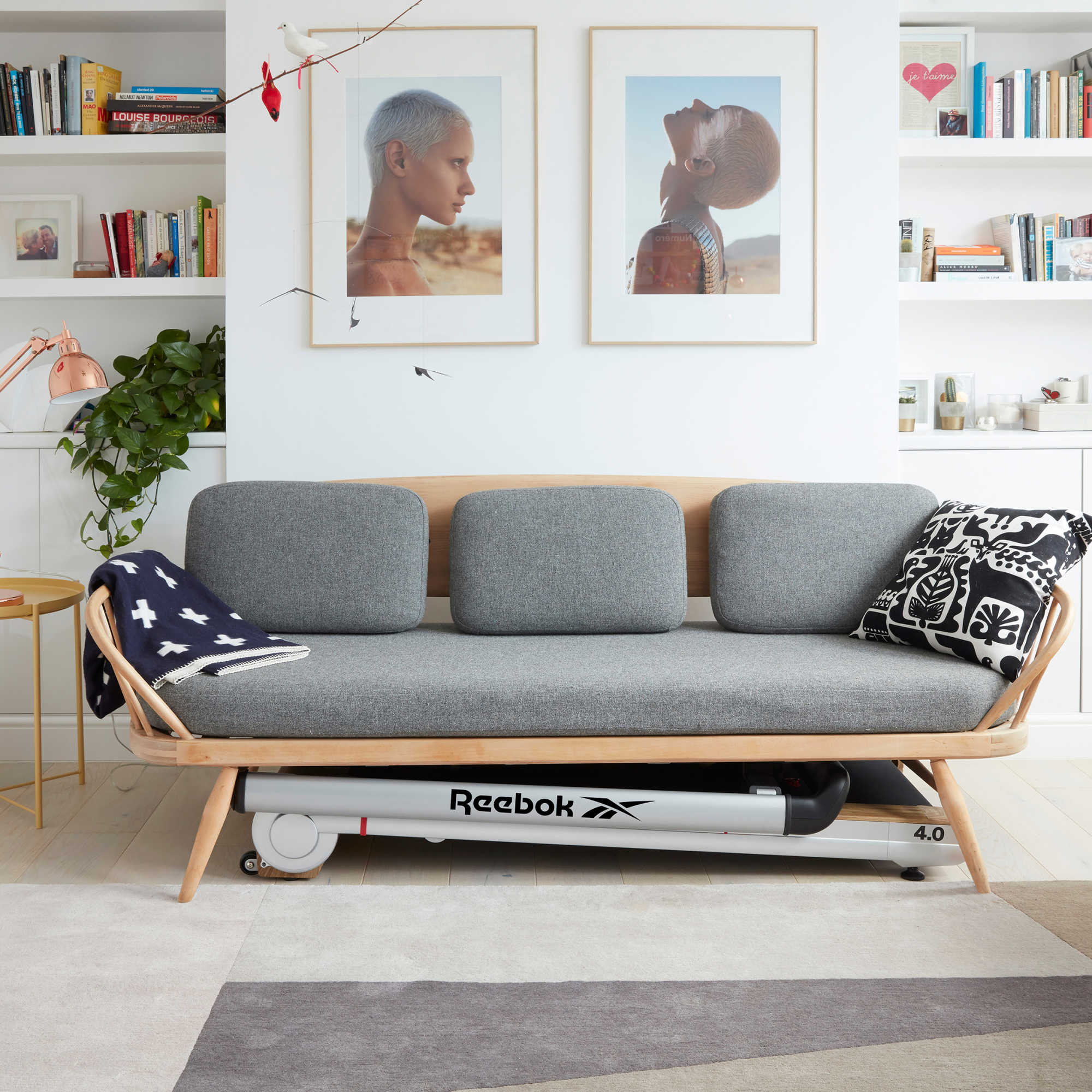 Reebok Gemotoriseerde loopband - - Thuis/Appartement - i-Run 4.0 model - LCD scherm - Opvouwbaar