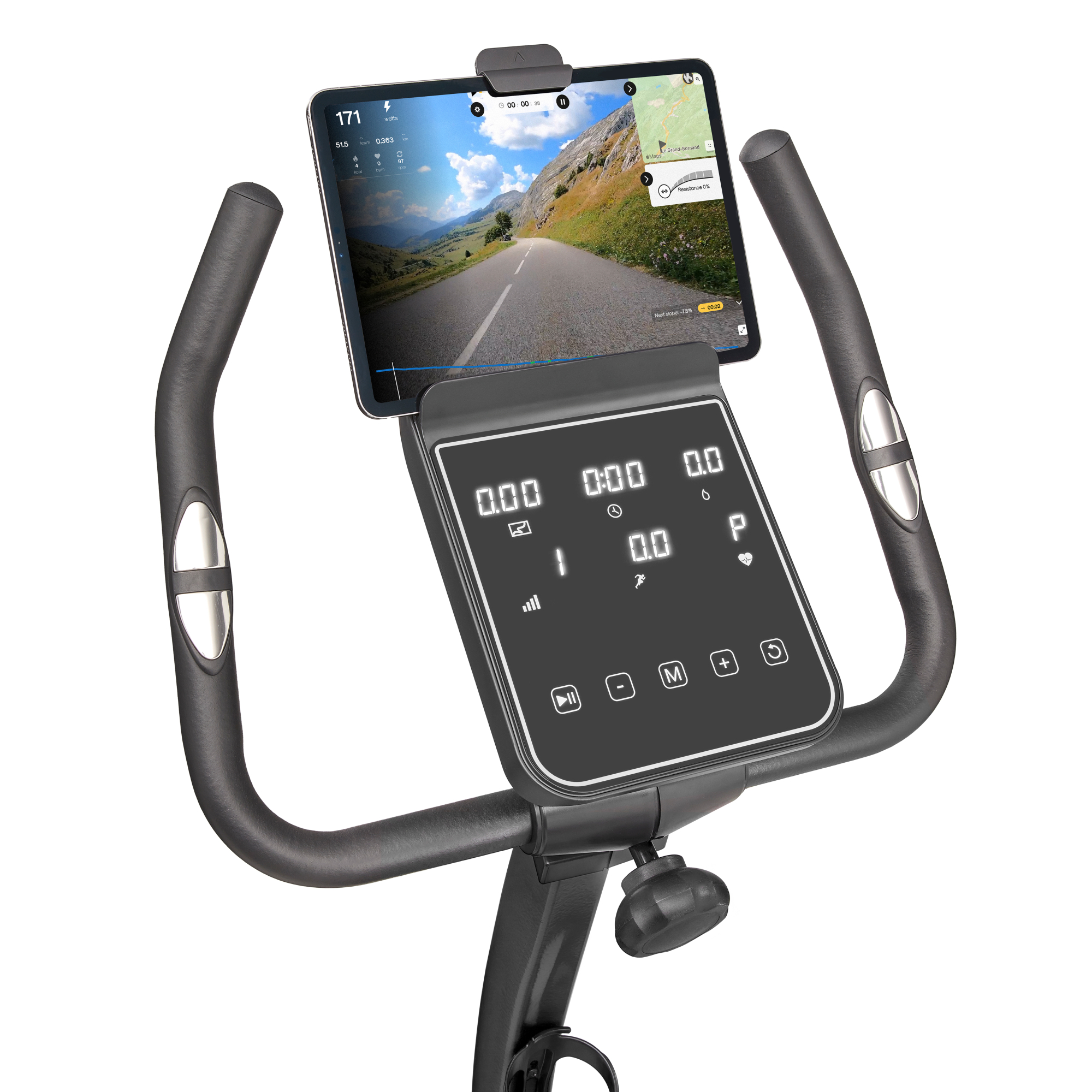 Reebok Fitnessfiets - - Thuis/Appartement - Model FR30 - Traagheidswiel 9 KG - LED-touchscreen