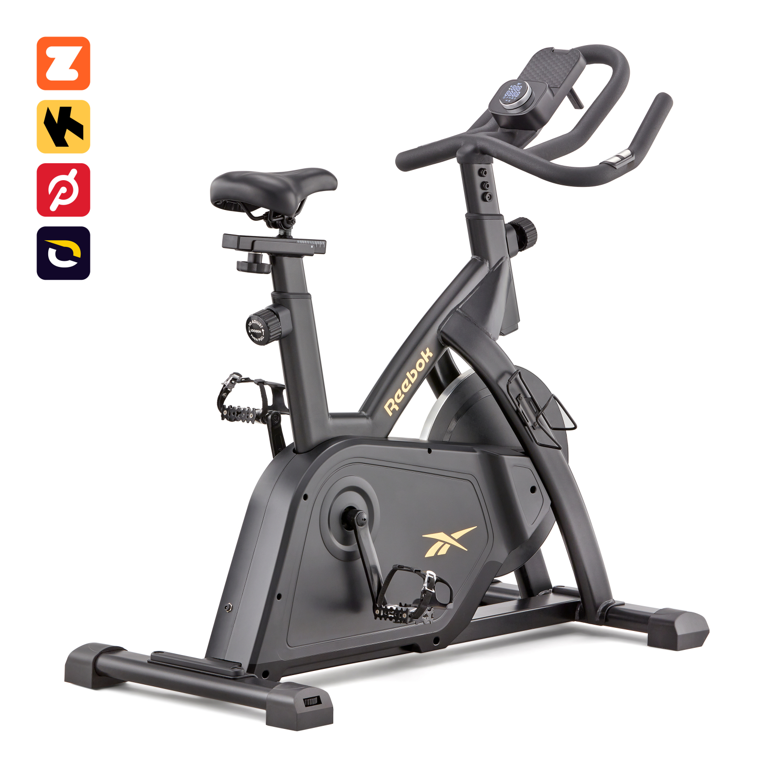 Reebok Spinning Bike fitness Ergometer - - Thuis/Appartement - Model FR30 - Vliegwiel 18 KG - LED Scherm
