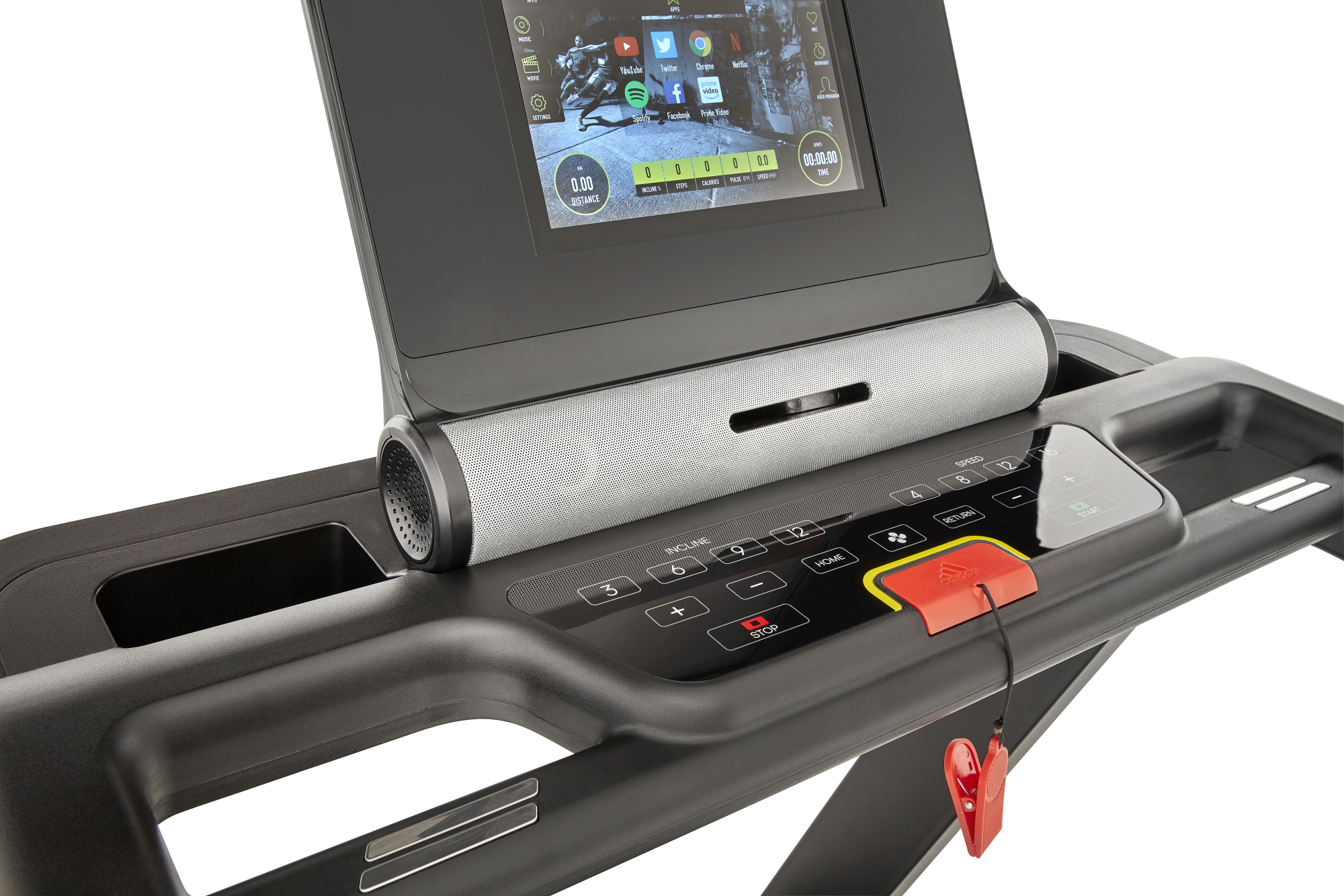 Adidas Gemotoriseerde loopband - - Thuis/Appartement - Model T-19x - Touchscreen met verbinding - Snelheid 1 tot 20 km/u