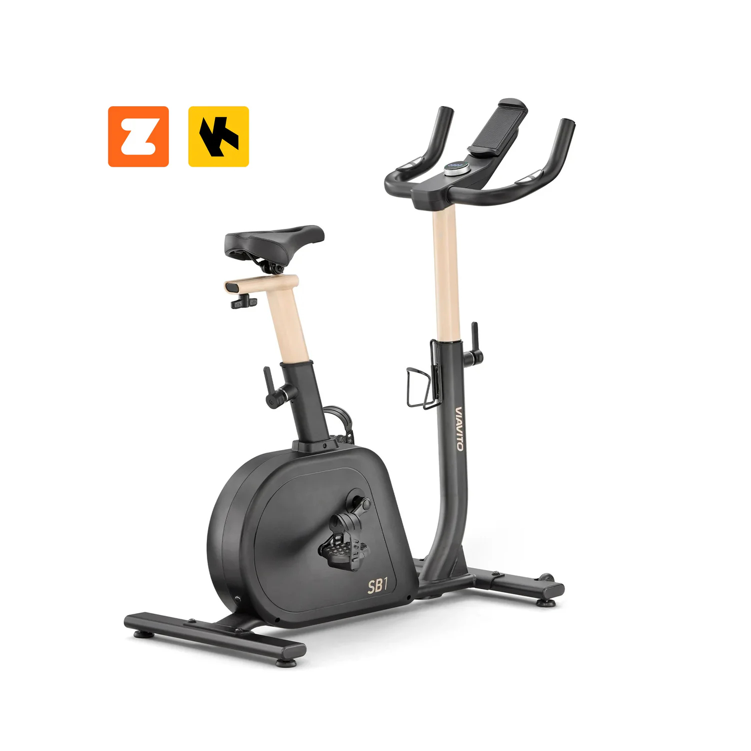 Vélo d'appartement de fitness - Viavito - Modèle SB1 - Ecran LED