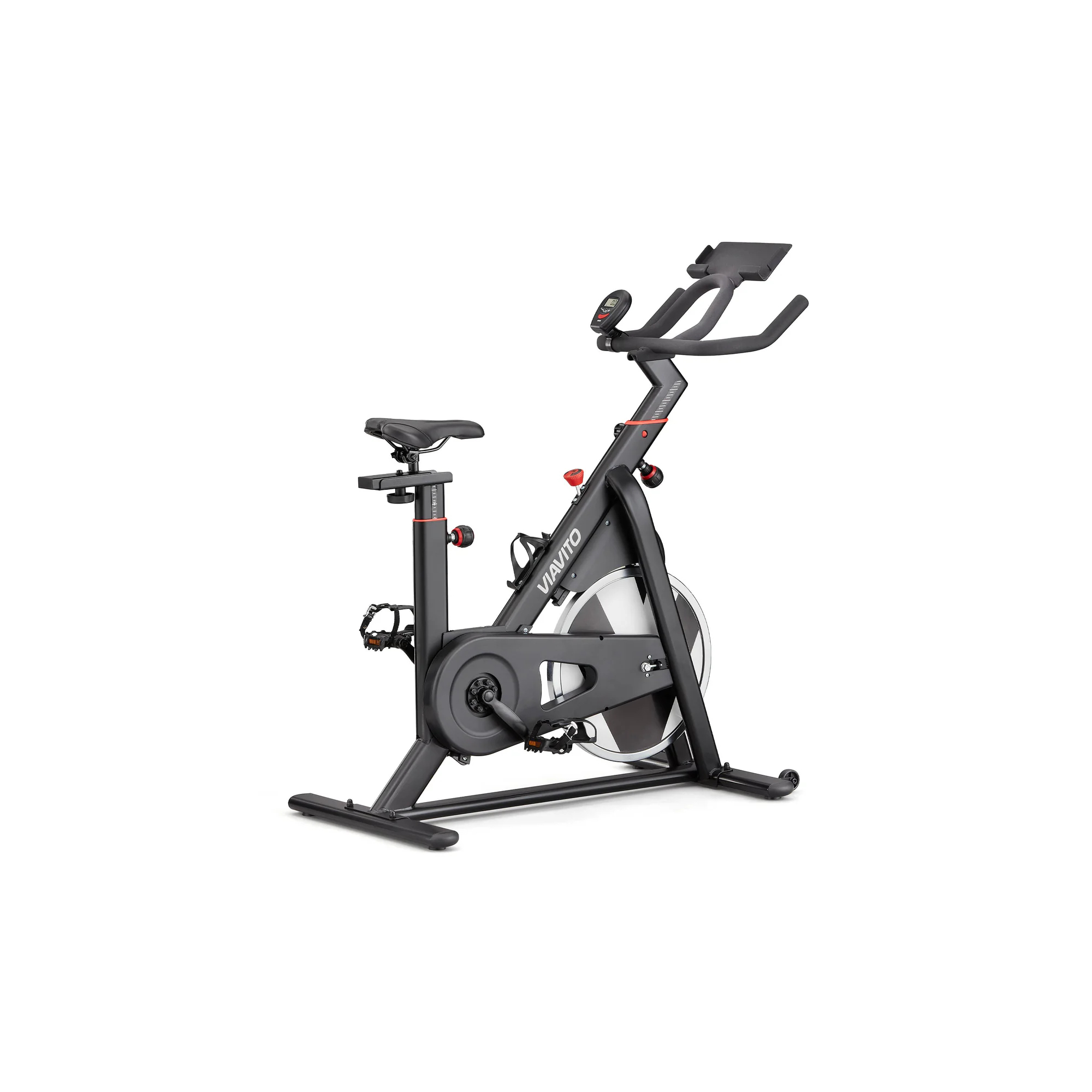 Spinning Bike hometrainer - VIAVITO - Veloria model - 5-functie meter - Vliegwiel: 9 Kg