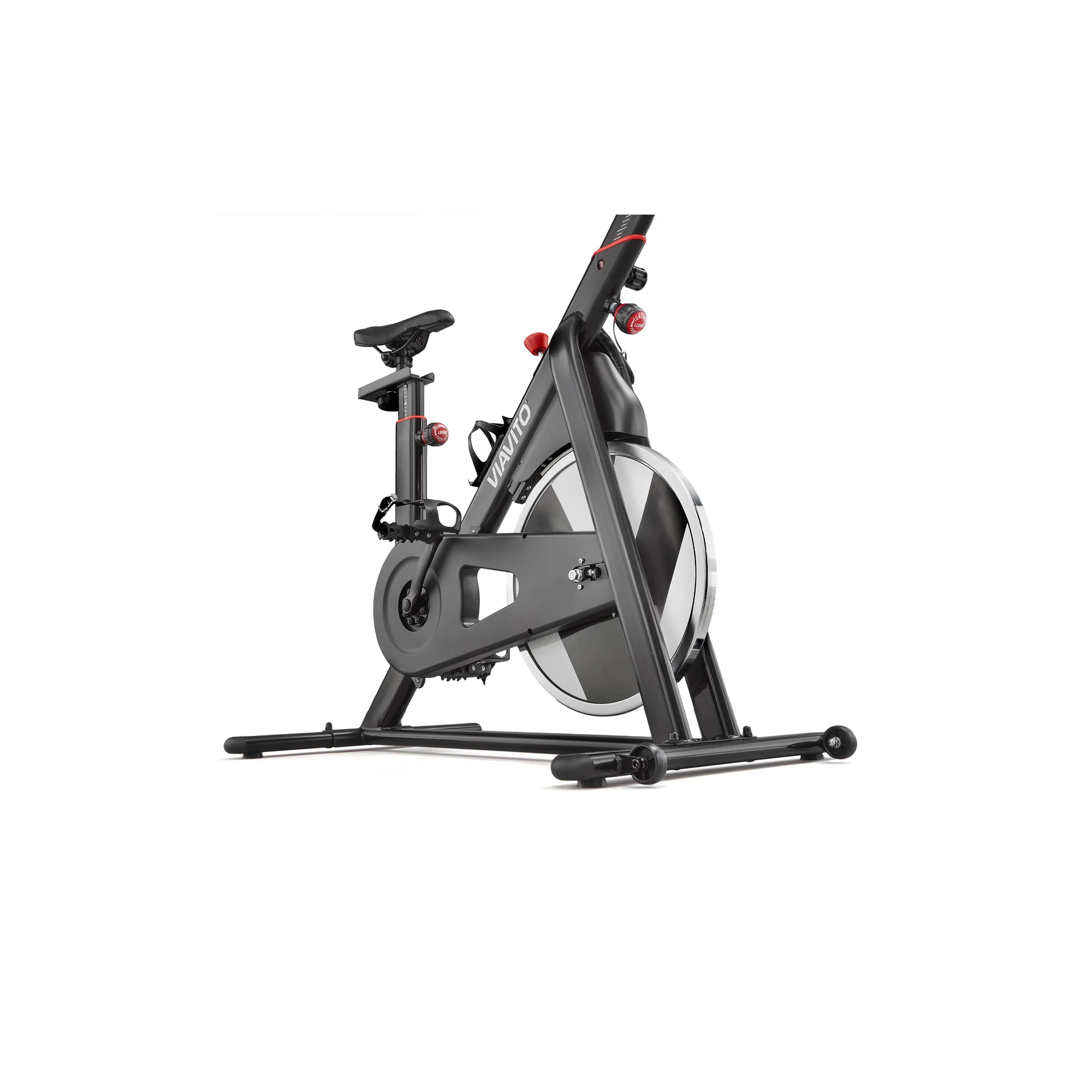 Spinning Bike hometrainer - VIAVITO - Veloria model - 5-functie meter - Vliegwiel: 9 Kg