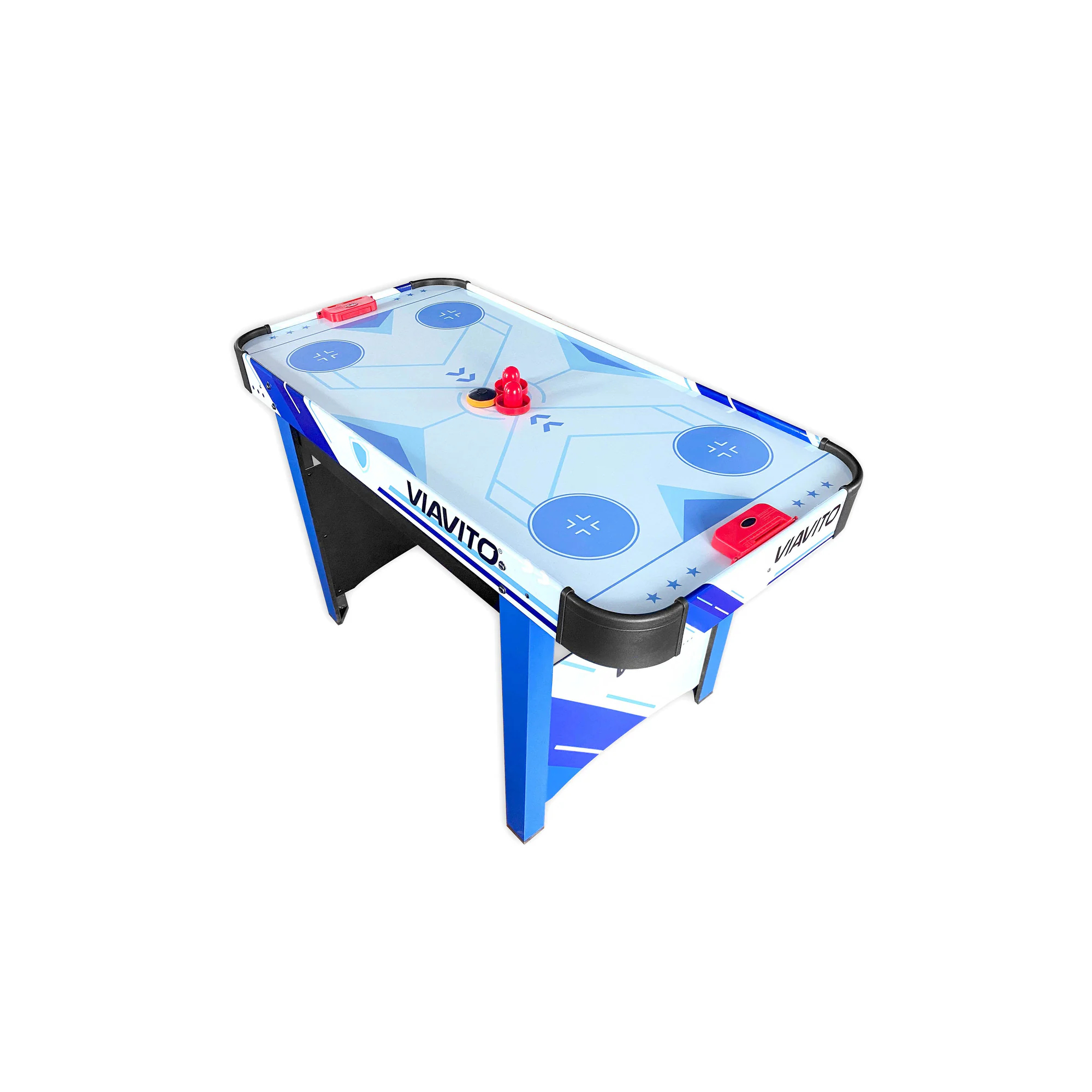 Airhockeytafel - Viavito - Model AH400 - 4 poten - Met gemotoriseerde puck